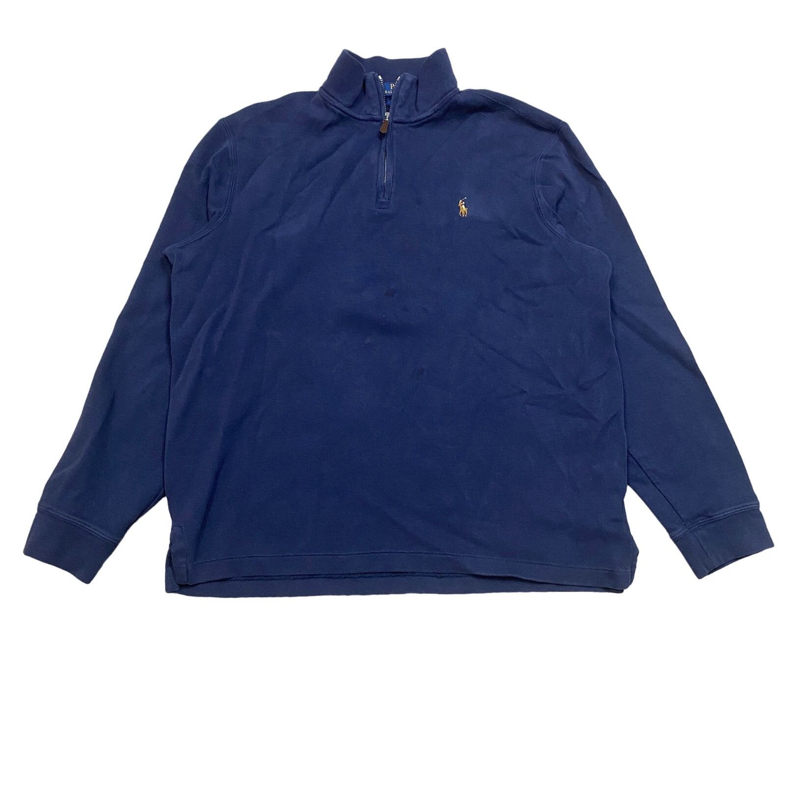 Polo Ralph Lauren Polo Ralph Lauren Estate Rib 1/4 Zip Pullover Sweater Mens L Size US L / EU 52-54 / 3 - 1 Thumbnail