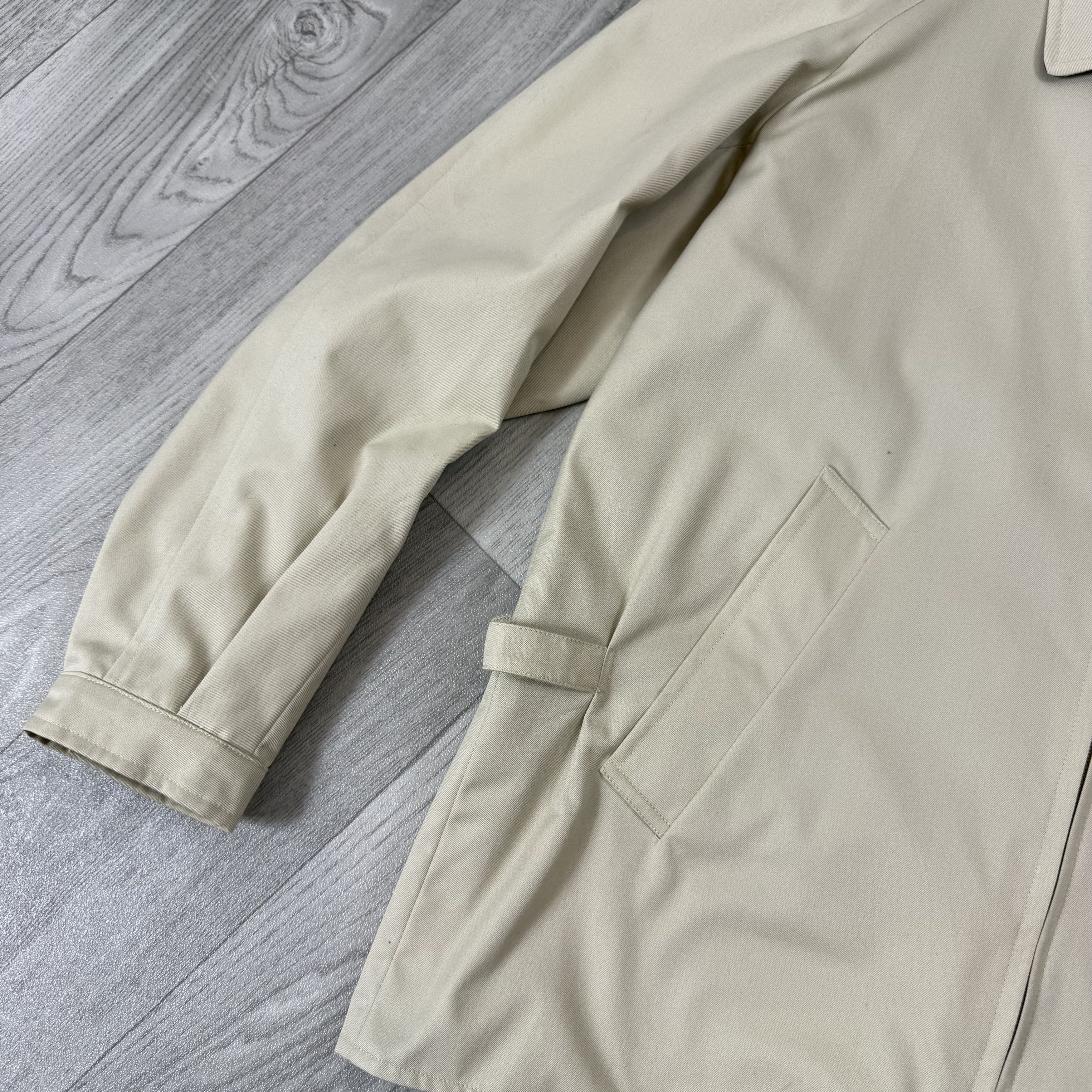 Aquascutum Vintage Aquasqutum 90s Old Money Women's Beige Jacket Size M / US 6-8 / IT 42-44 - 9 Thumbnail