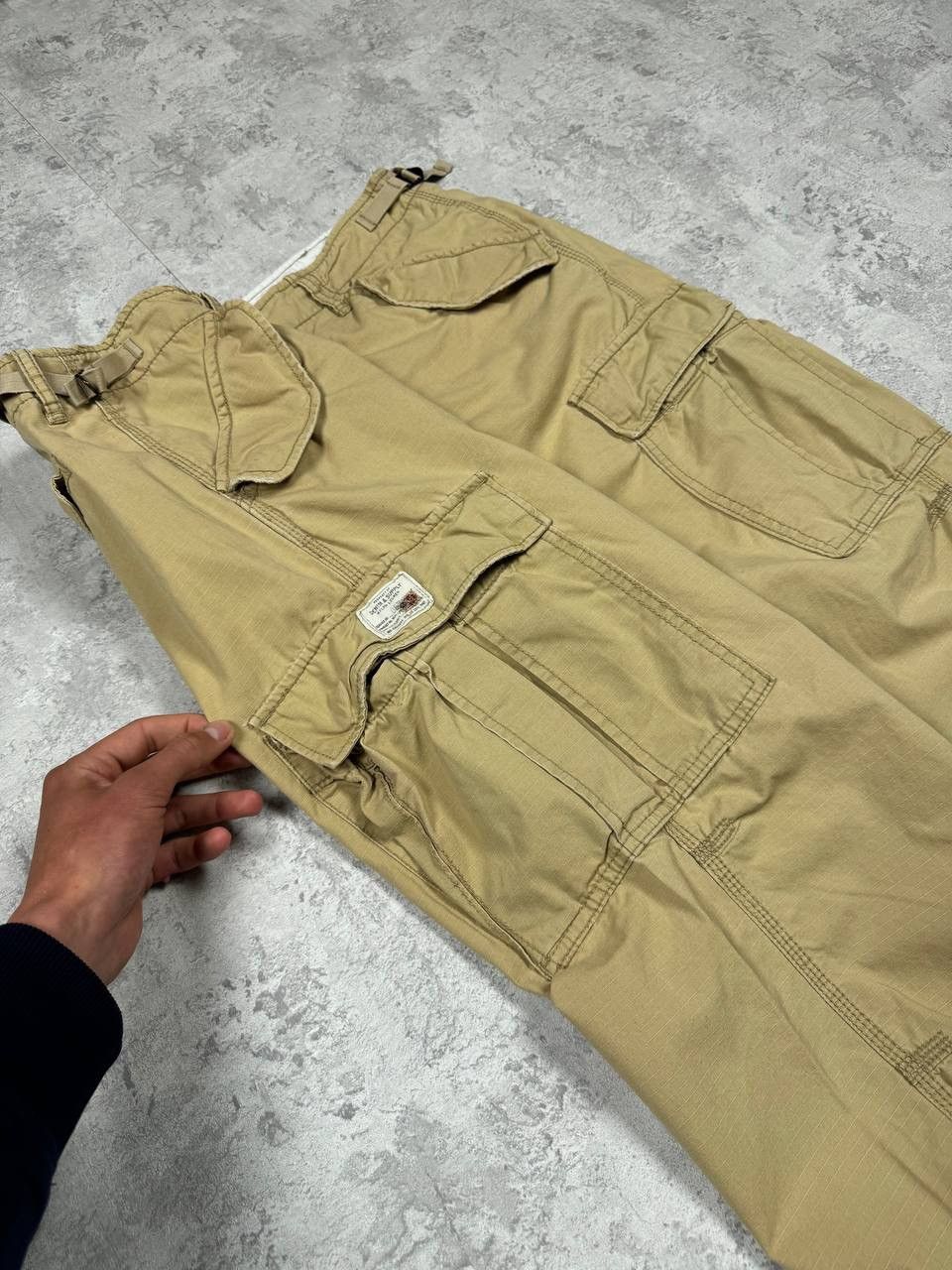 Denim & Supply Ralph Lauren Vintage Denim & Supply Ralph Lauren Cargo Baggy Pants 36/32 Size US 36 / EU 52 - 8 Thumbnail