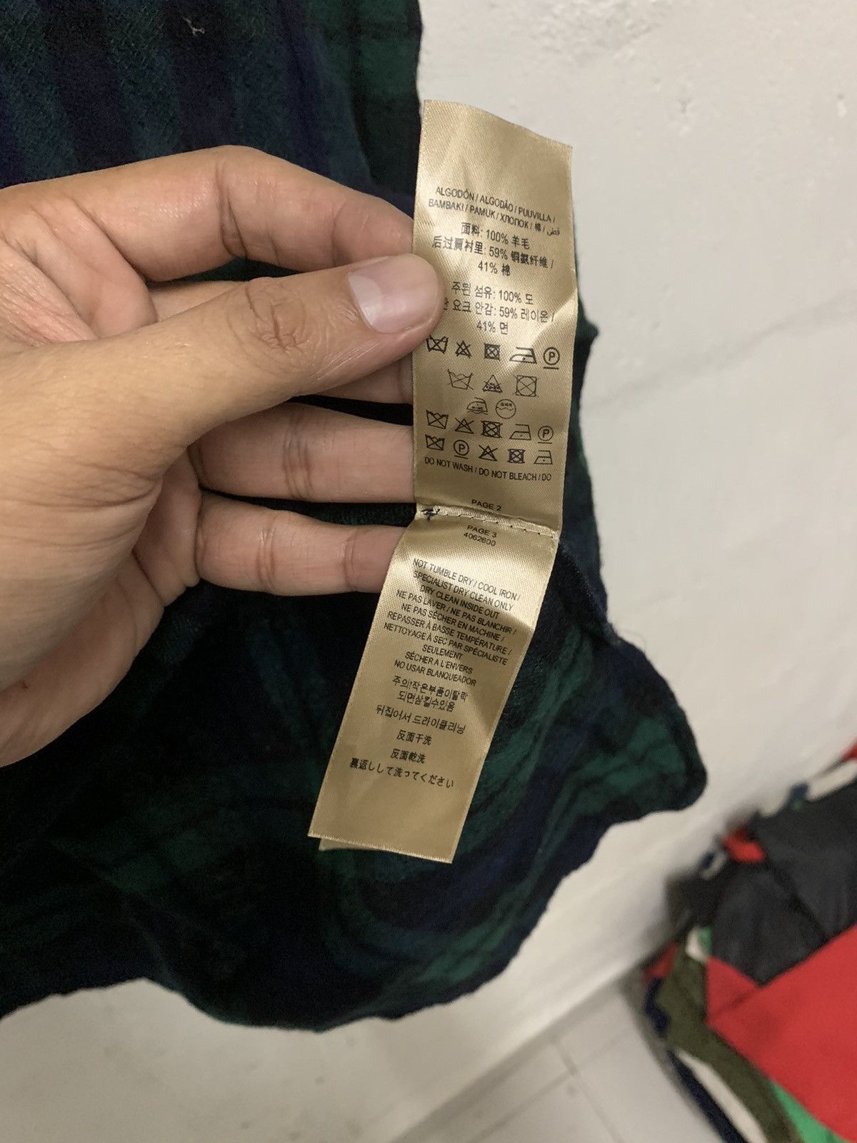 Burberry × Designer Vintage Burberry Dress Wool Size M / US 6-8 / IT 42-44 - 10 Thumbnail