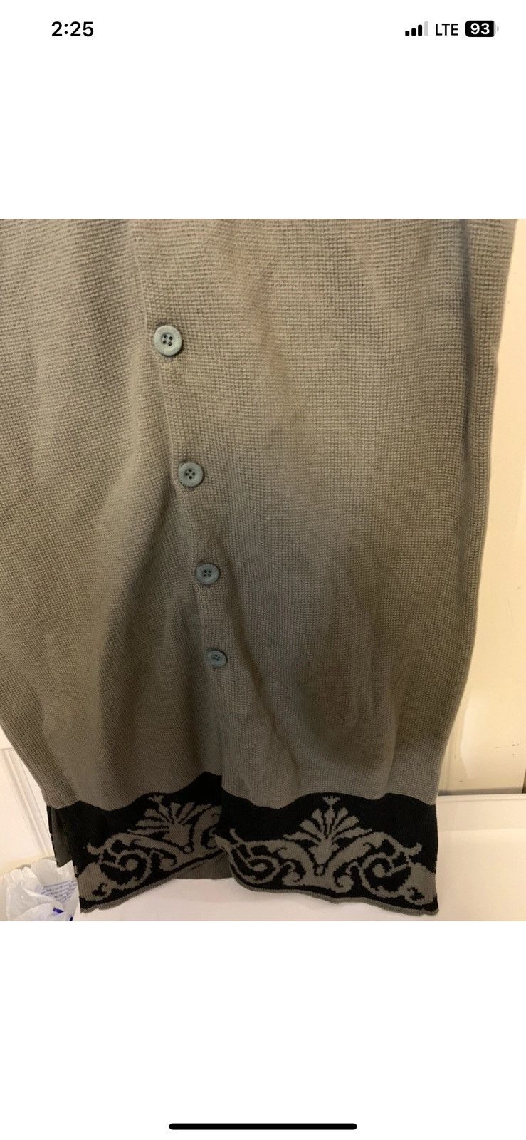 Other Joan Vass studio womens sz 1 cardigan green dress buttons Size S / US 4 / IT 40 - 8 Thumbnail