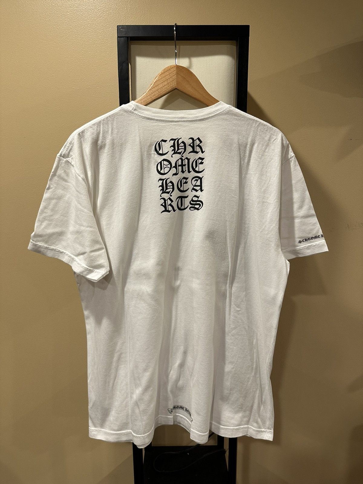 Chrome Hearts Chrome Hearts Script Logo White Short Sleeve T-Shirt Size US XL / EU 56 / 4 - 4 Thumbnail