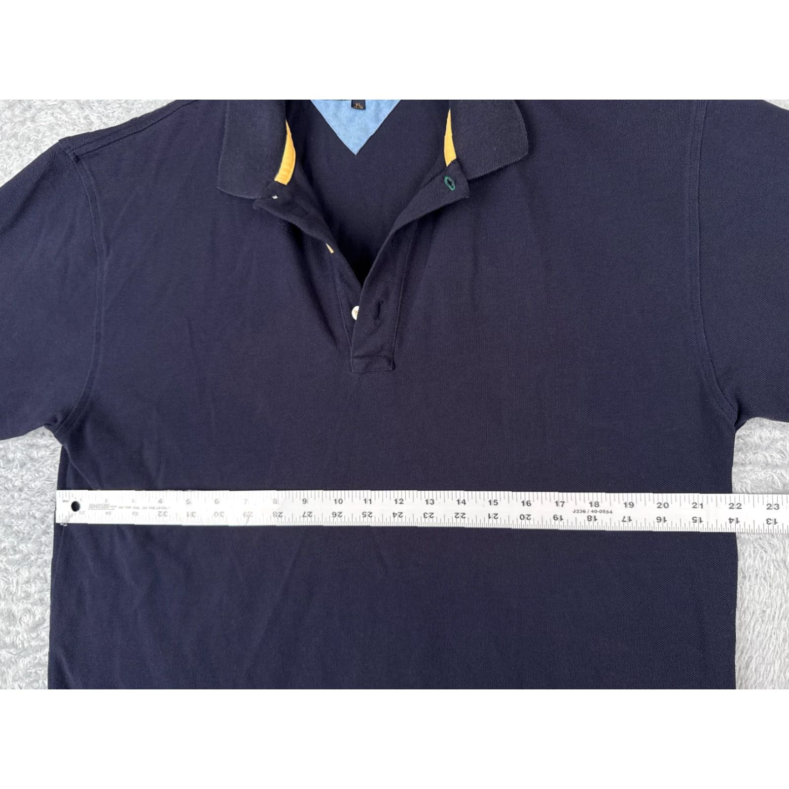 Tommy Hilfiger Tommy Hilfiger Polo Shirt Men XL Blue 100% Cotton Knit Golf Size US XL / EU 56 / 4 - 7 Thumbnail