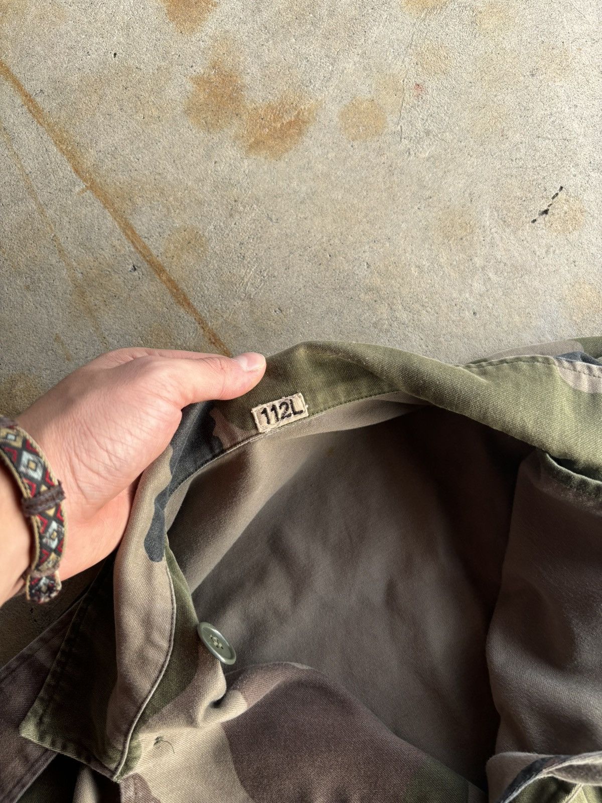 Vintage Crazy 90s Woodland Camo Balaclava Button Up Military Jacket Size US L / EU 52-54 / 3 - 6 Thumbnail