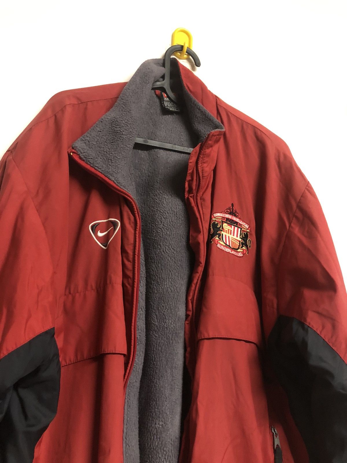 Nike × Vintage Nike Sunderland Football club fleece soccer bomber Y2K Size US M / EU 48-50 / 2 - 2 Thumbnail