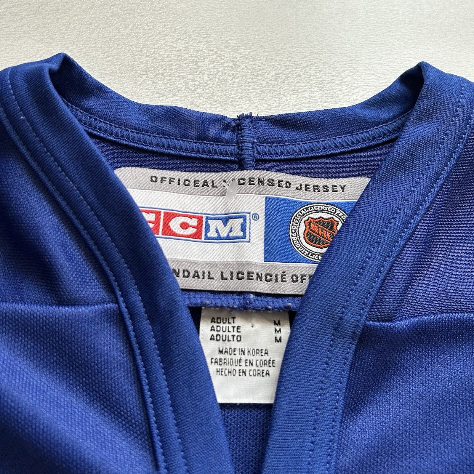 Ccm Vintage Toronto Maple Leaf CCM Hockey Jersey Medium Blue NHL Size US M / EU 48-50 / 2 - 3 Thumbnail