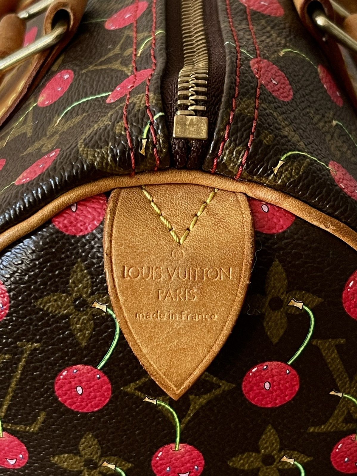 Louis Vuitton × Takashi Murakami Louis Vuitton - Takashi Murakami - SS2005 -Cerises Speedy 25 Size ONE SIZE - 15 Thumbnail