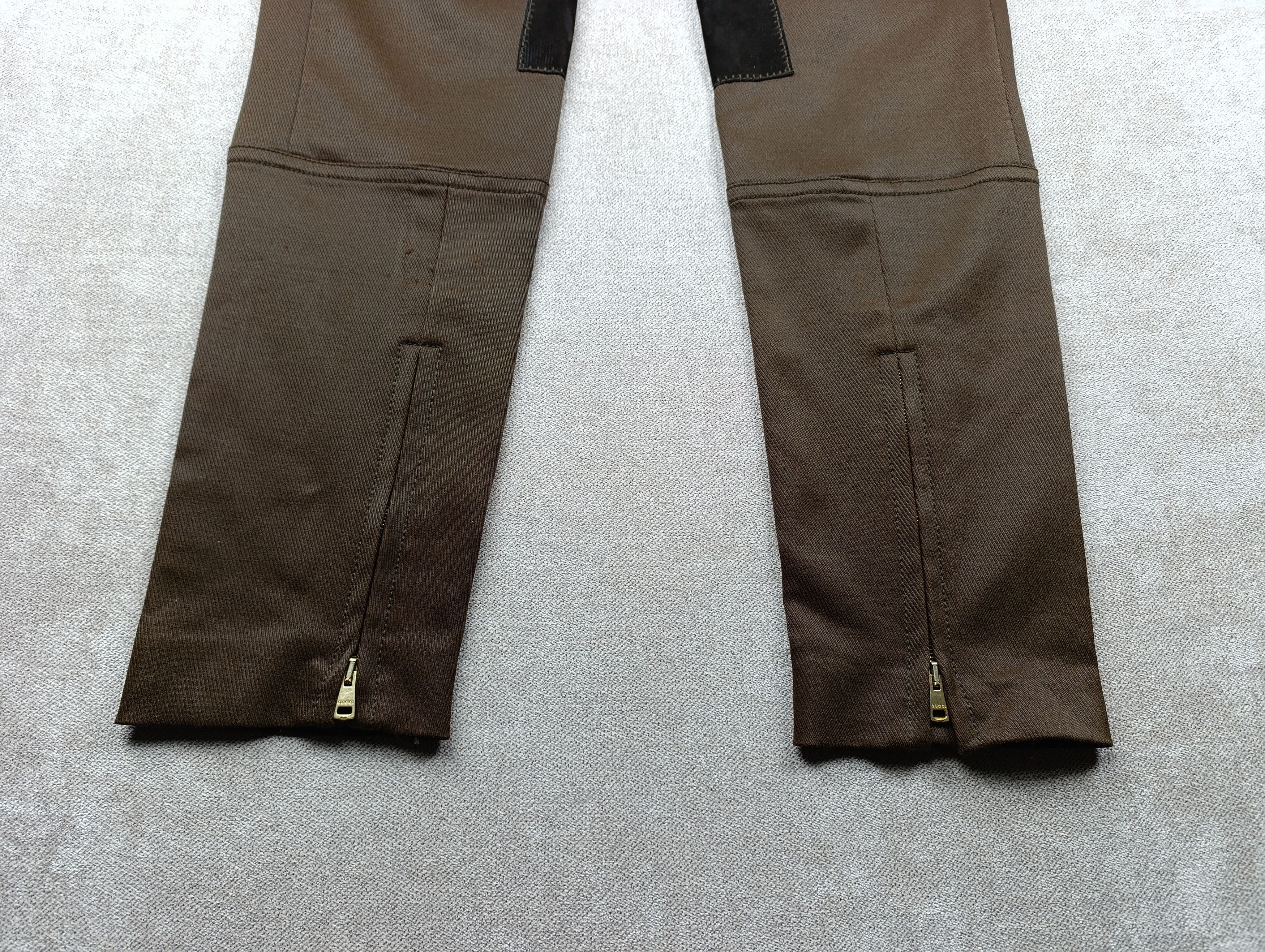 Gucci Gucci Brown Cotton Blend Gabardine Breeches Size 32" / US 10 / IT 46 - 19 Thumbnail