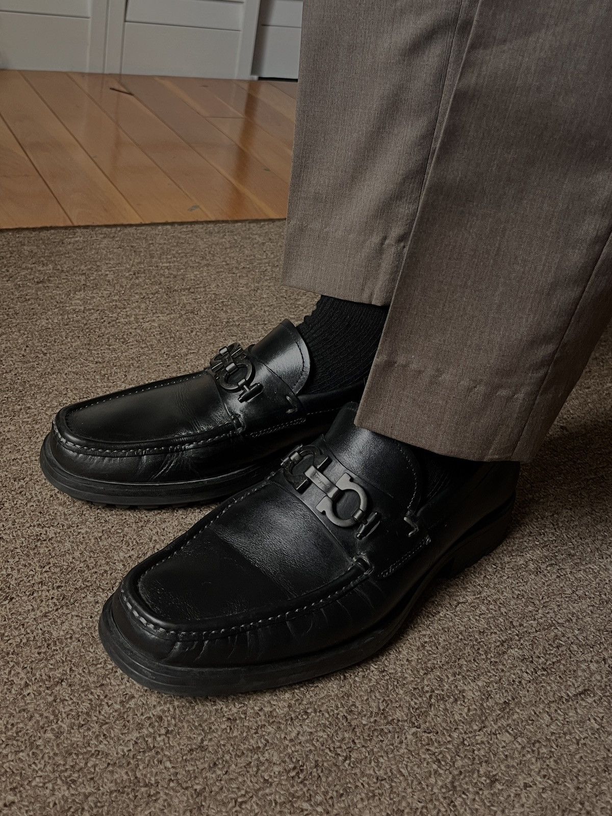 Salvatore Ferragamo Salvator Ferragamo mens David loafers Size US 8.5 / EU 41-42 - 1 Thumbnail