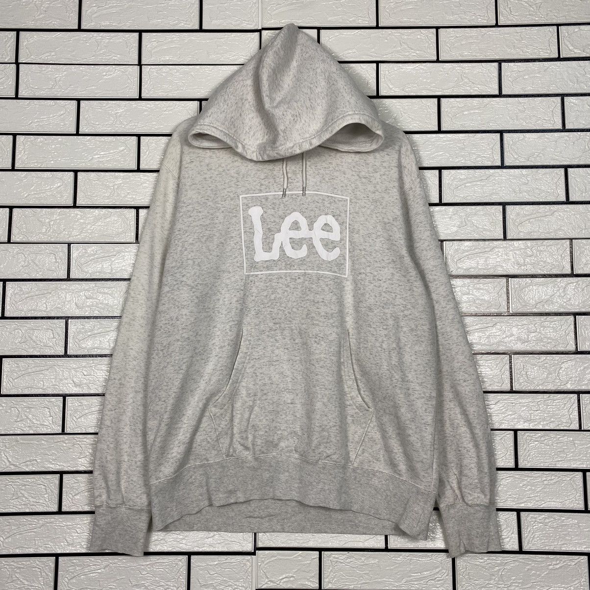 Lee 📌Vintage Hoodie Pull Over Lee Box Logo Centre Size US L / EU 52-54 / 3 - 2 Thumbnail