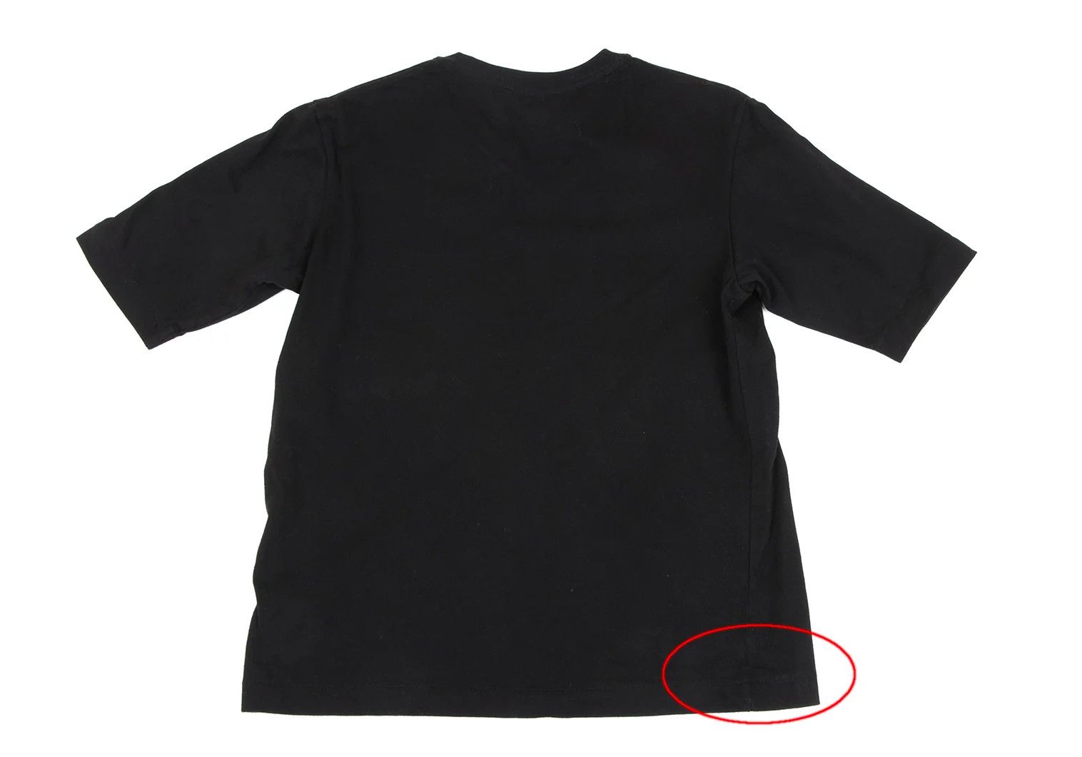 agnes b. Cotton V-Neck T-Shirt in Black - Size 0 Size US XS / EU 42 / 0 - 8 Thumbnail