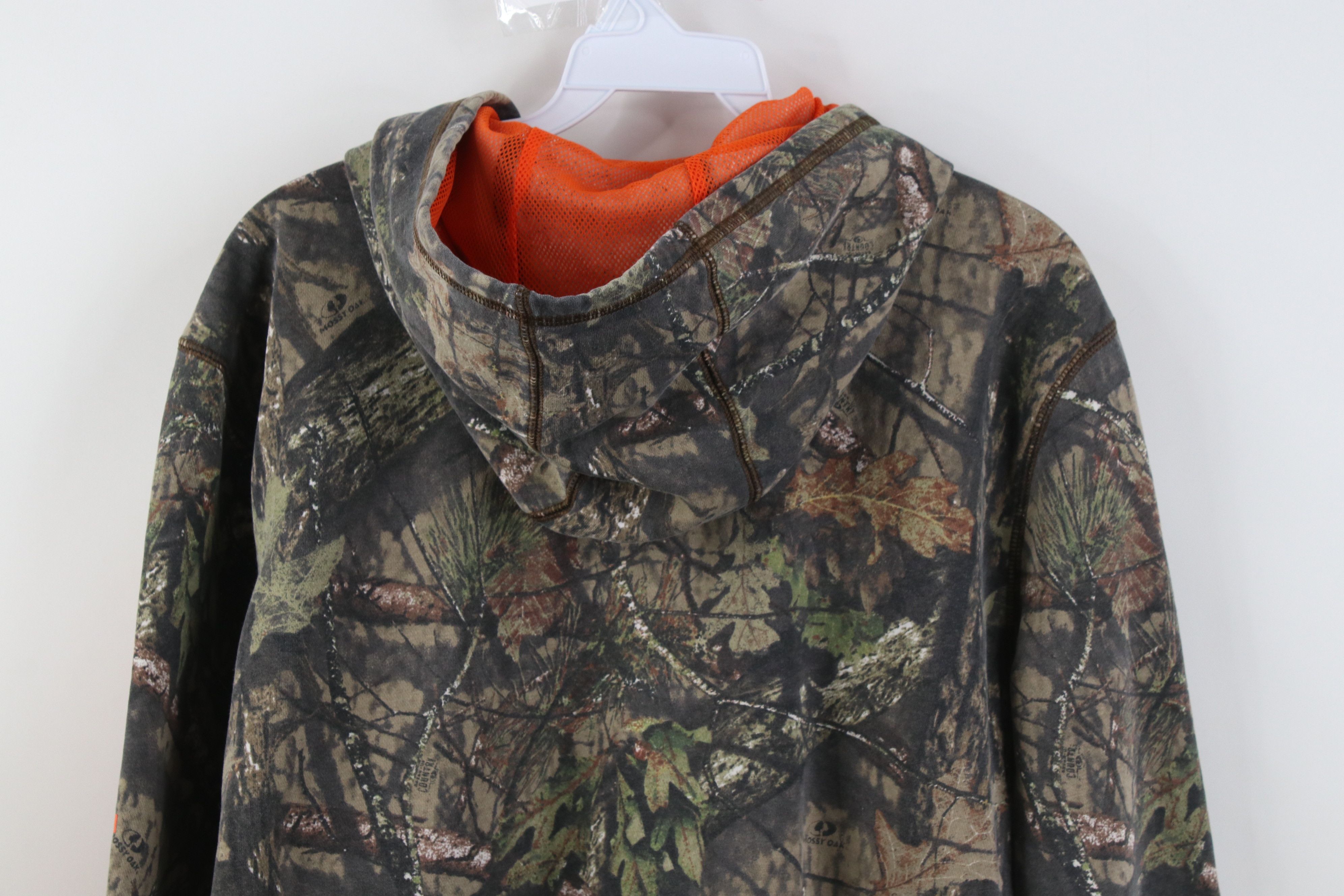 Carhartt Vintage 90s Y2K Carhartt Mossy Oak Hoodie Sweatshirt Size S / US 4 / IT 40 - 13 Thumbnail