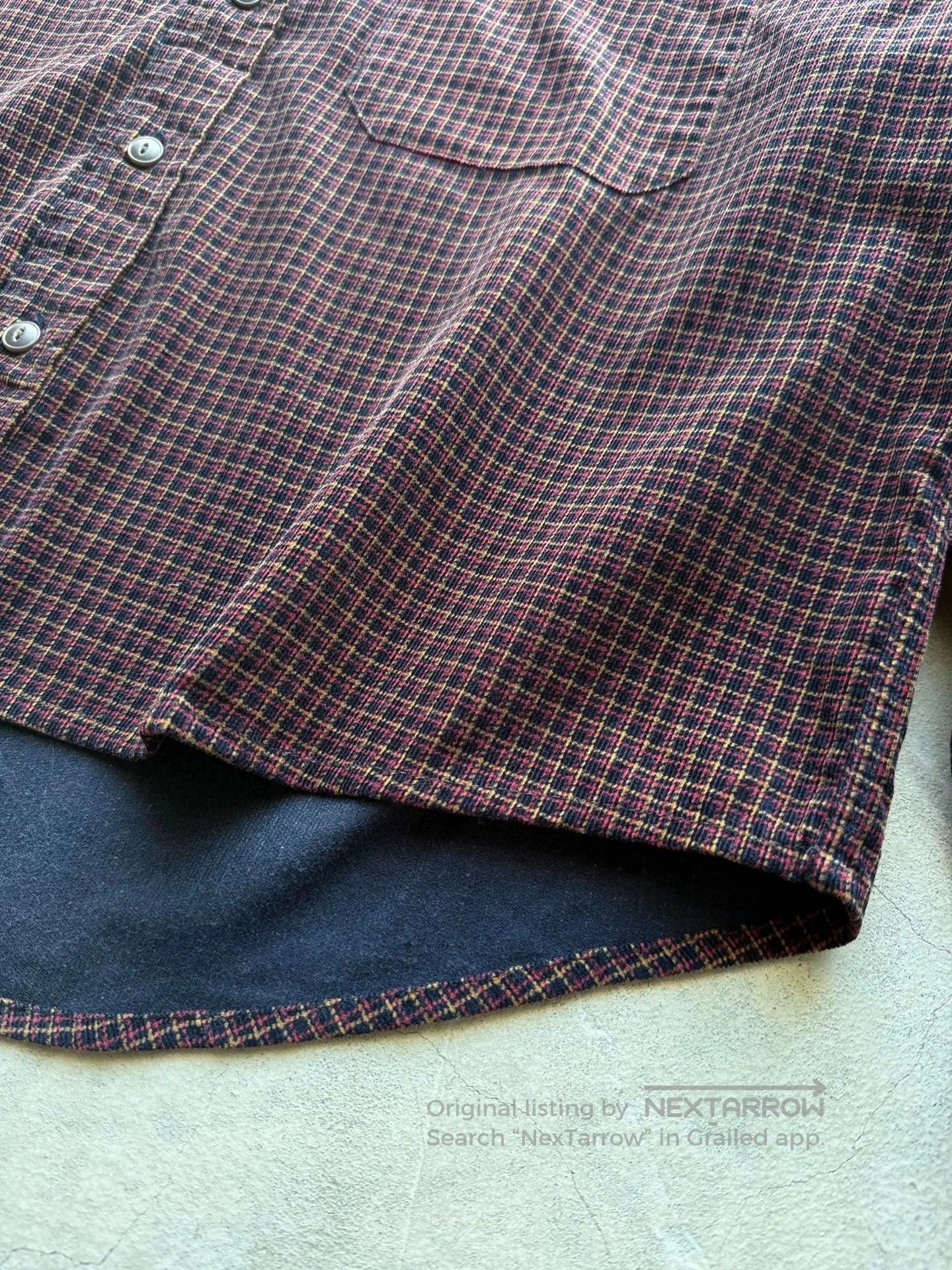 Vintage Vintage Remake Houndstooth Corduroy Shirt. Size US L / EU 52-54 / 3 - 3 Thumbnail