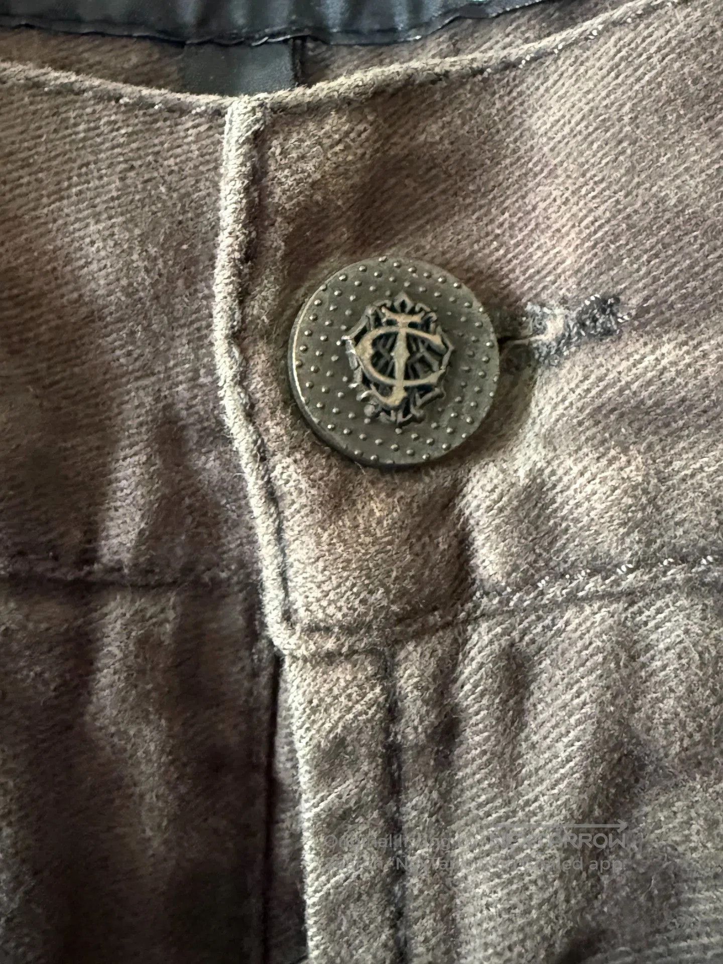 Just Cavalli Just Cavalli 00s Suede Washed Zip Pants. Size US 32 / EU 48 - 6 Thumbnail