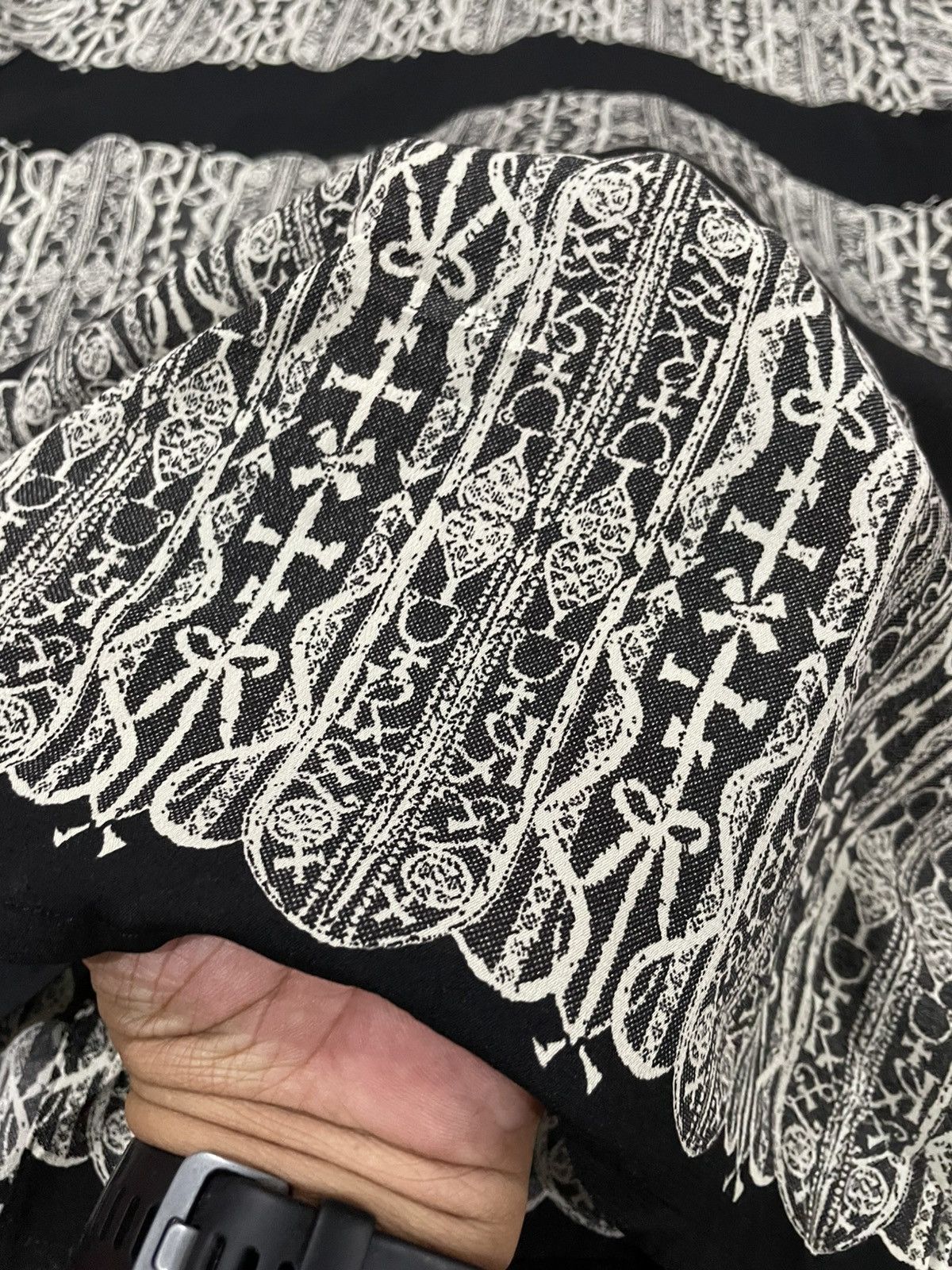 Karl Lagerfeld × Vintage Karl Lagerfeld Rayon Crepe Shirts Size M / US 6-8 / IT 42-44 - 8 Thumbnail