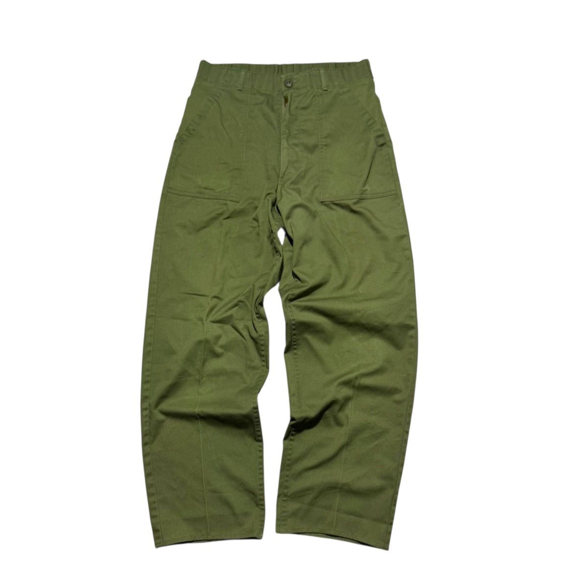 VINTAGE 80s U.S. ARMY TROUSERS UTILITY DURABLE PRESS OG-507