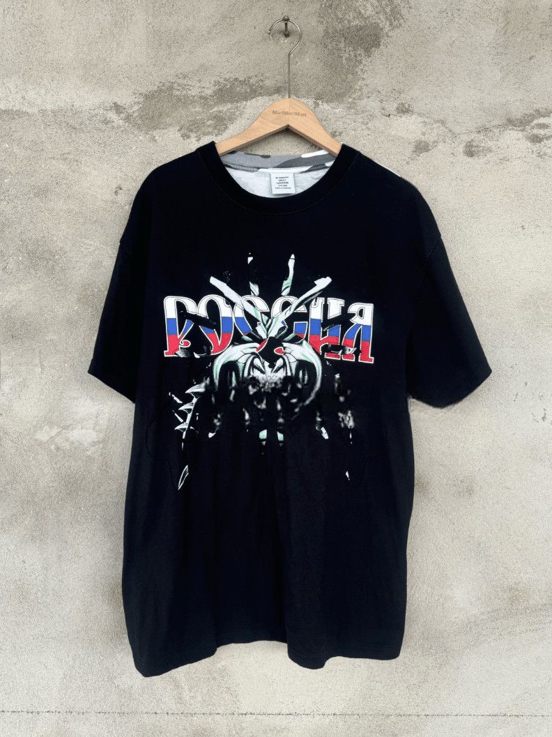 トップス 19SS Vetements Companyname Tee 19SS Vetements Companyname Tee Vetements Name Tag-print Cotton T