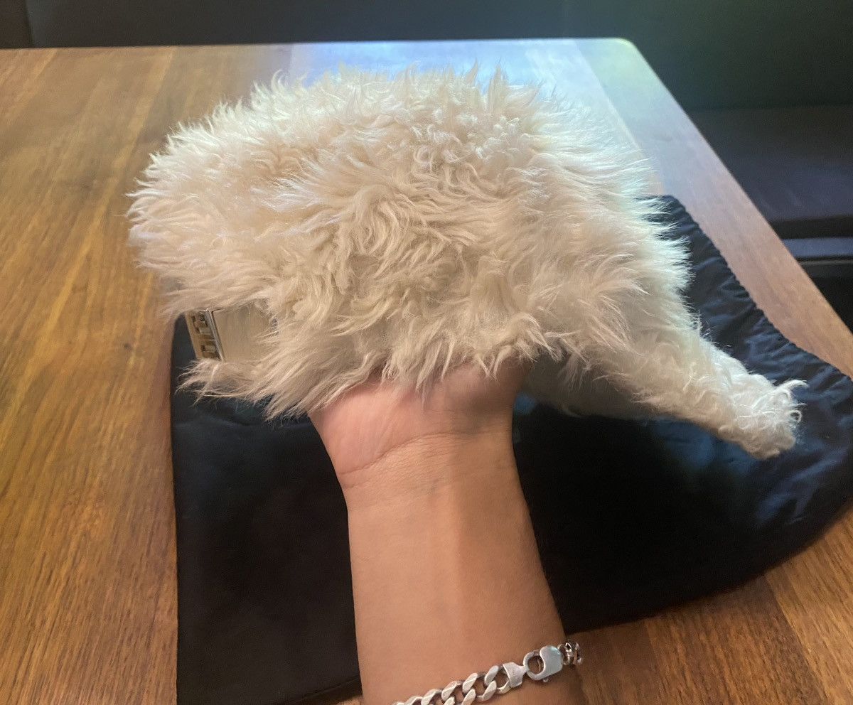 Givenchy Givenchy FW21 Off White Faux Mink Hat Size ONE SIZE - 2 Thumbnail