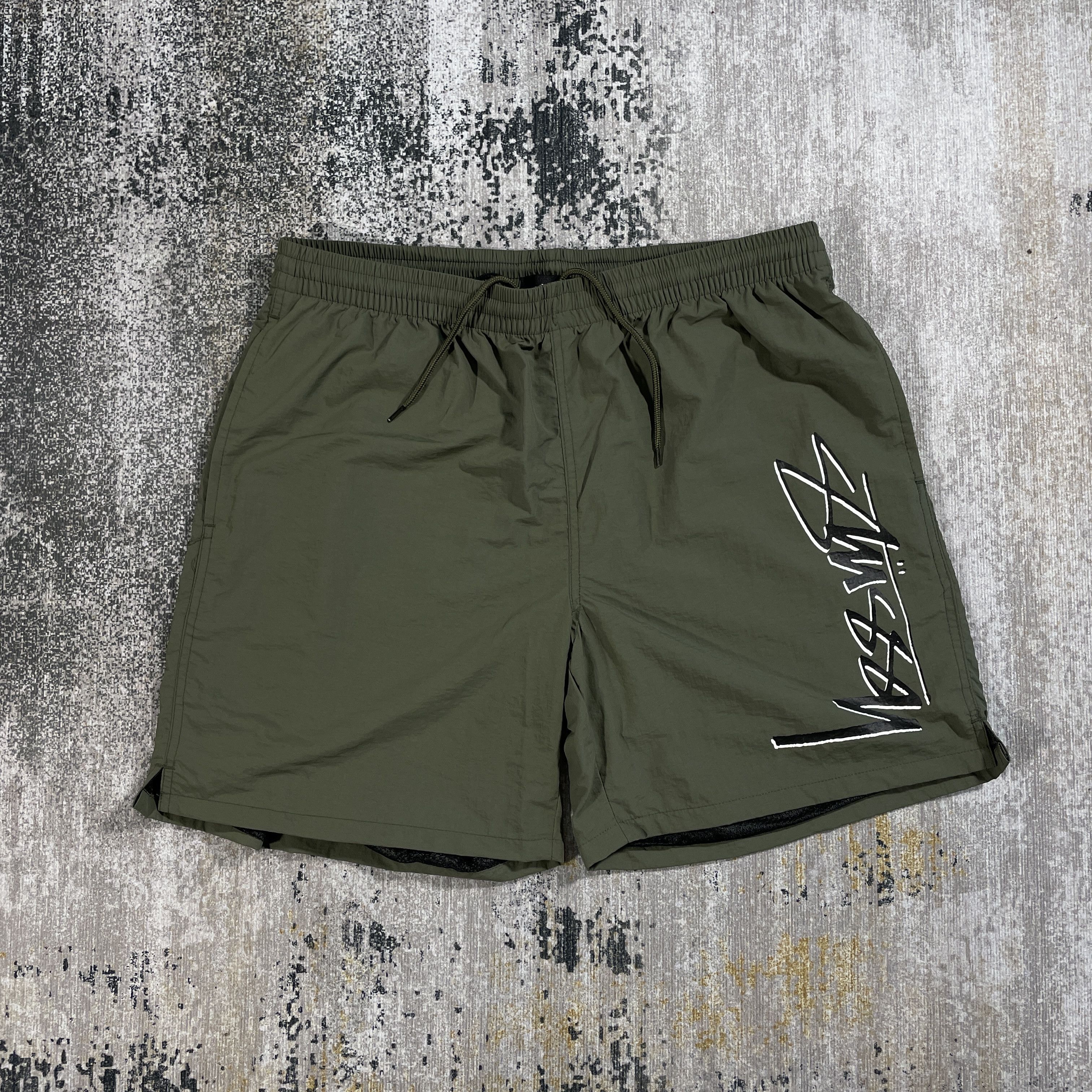 Stussy STUSSY SHADOW SCRIPT BEACHSHORTS GREEN // 32 Size US 32 / EU 48 - 1 Thumbnail