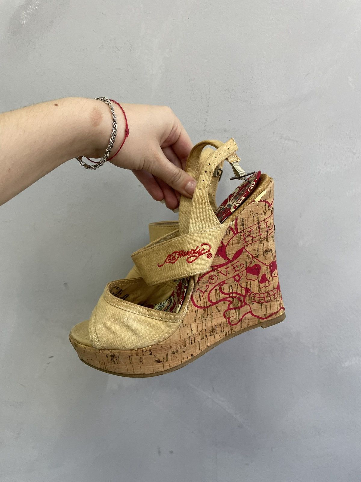 Ed Hardy Vintage heel edhardy Christian AUDIGier shoes fashion y2k Size US 7 / IT 37 - 5 Thumbnail