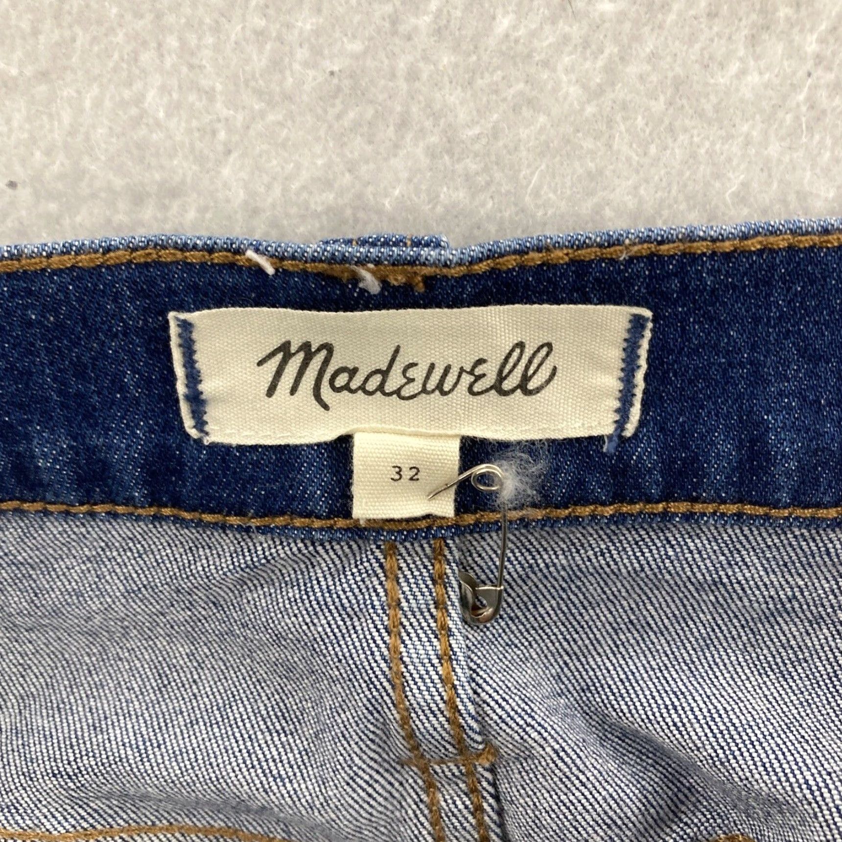Madewell Madewell Skirt Womens Adult 32 Stretch Denim Blue A-Line Short Size 24" / US 00 / IT 34 - 5 Thumbnail