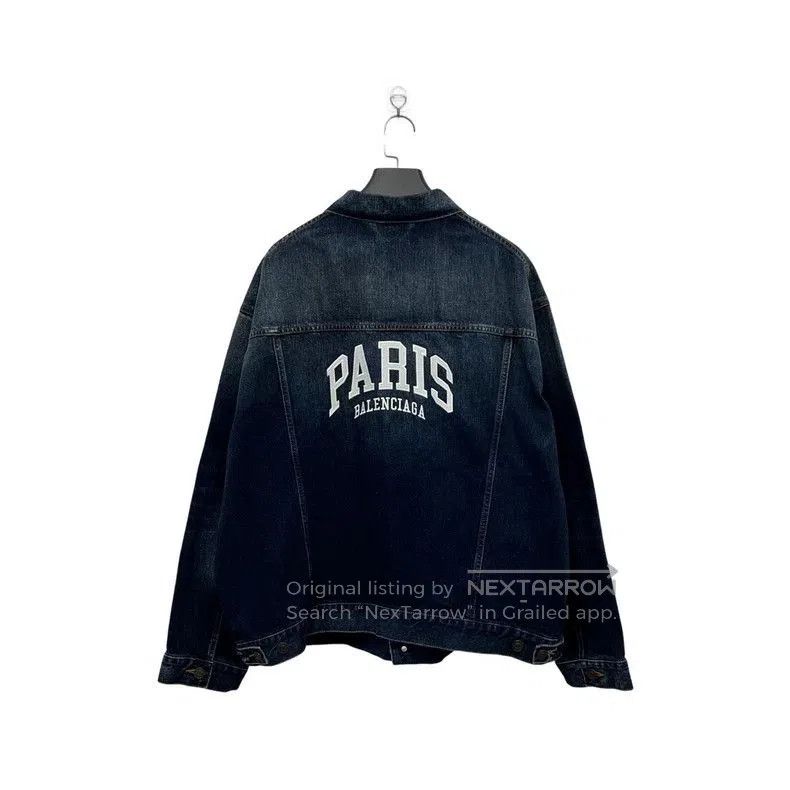 Balenciaga Balenciaga Paris Limited Denim Jacket. Size US M / EU 48-50 / 2 - 1 Thumbnail