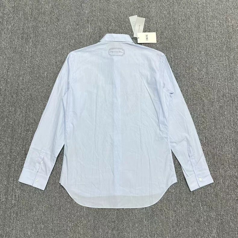 Dior Dior Long-sleeved shirt with blue character pattern print Size US XXS / EU 40 - 2 Thumbnail