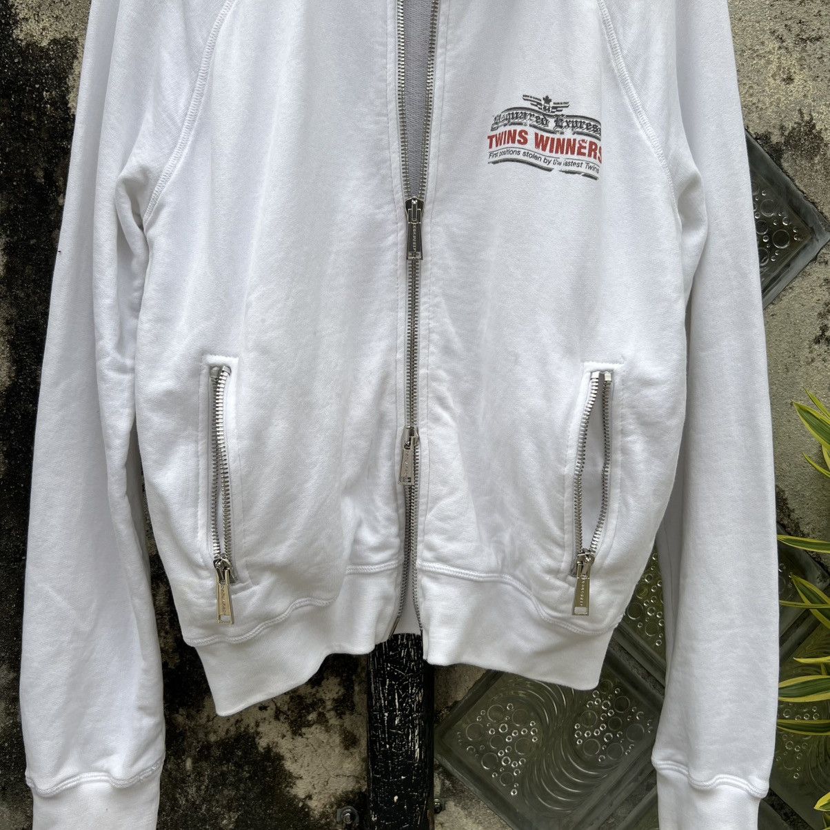 Dsquared2 “DSQUARED2” NEWSPAPER PRINT ZIP UP TRACK JACKET Size US M / EU 48-50 / 2 - 16 Thumbnail