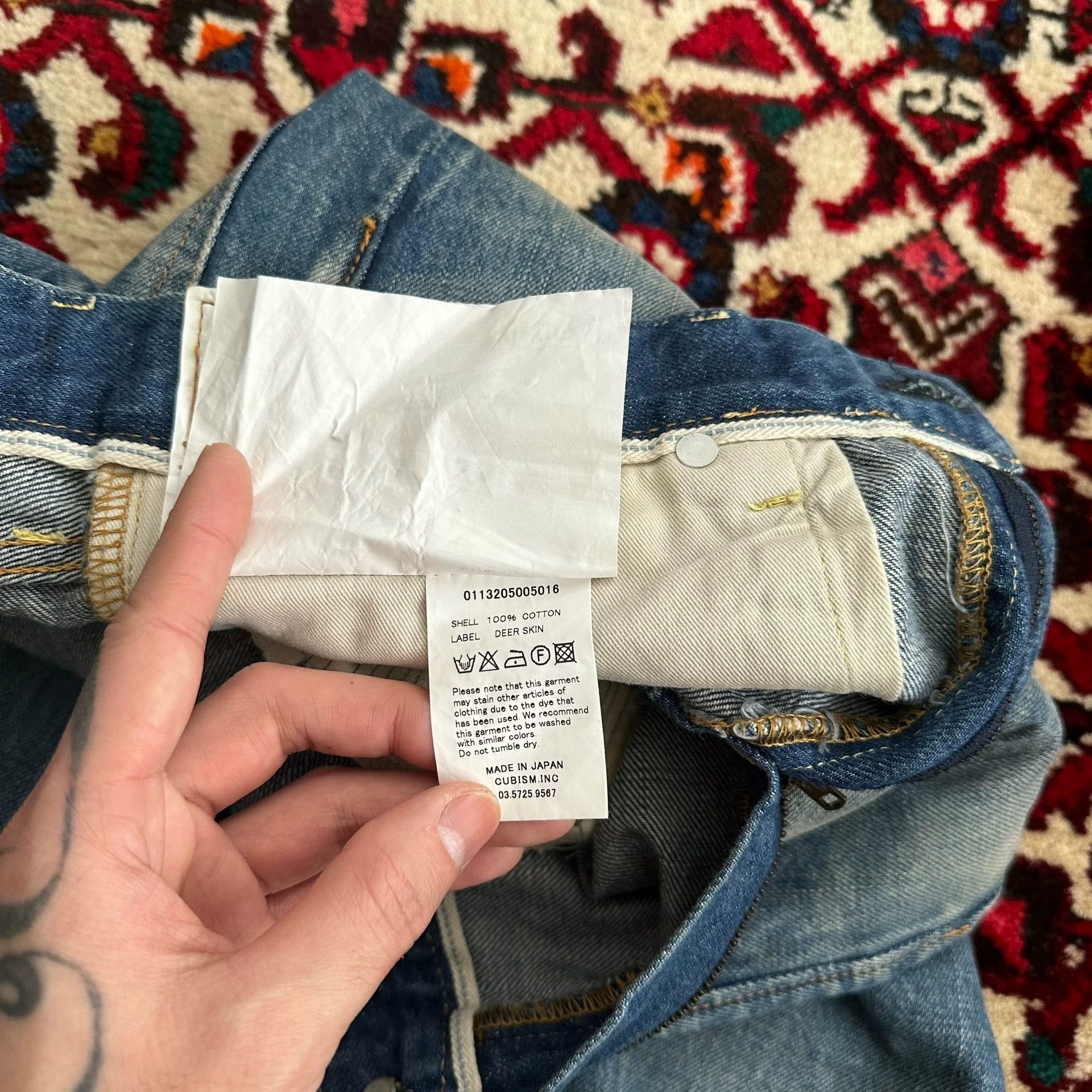 Visvim visvim 13aw 04d5 Rare Yellow Mud Wash Denim W32L30 Size US 32 / EU 48 - 7 Thumbnail