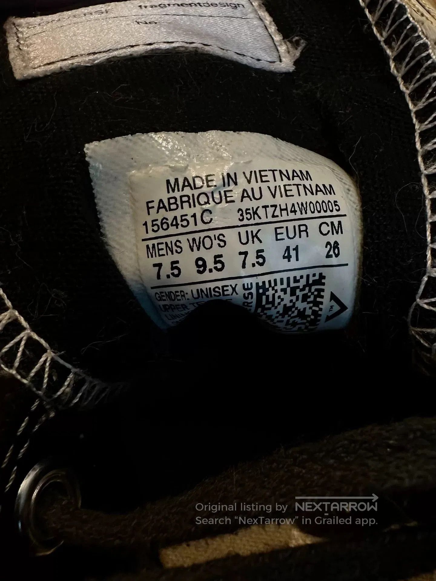 Fragment Design Fragment x Converse All Star 70s Low. Size US 8 / EU 41 - 6 Thumbnail