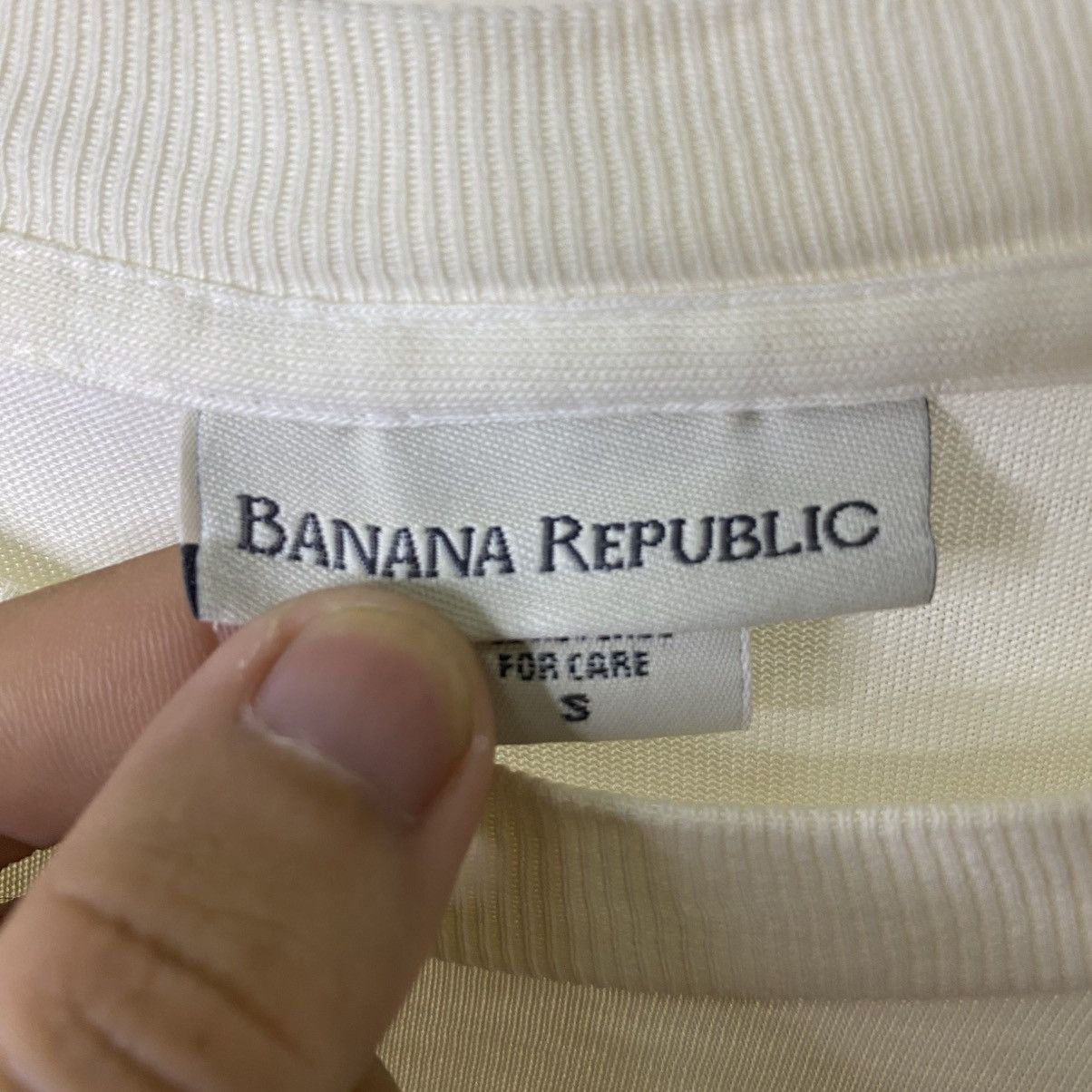 Banana Republic Vintage 1990s Banana Republic Map T Shirt Size US L / EU 52-54 / 3 - 3 Thumbnail