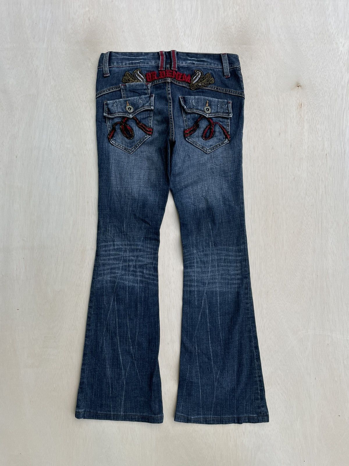 image of Vintage Japanese Flare Oririn Jeans in Denim, Women's (Size 31)