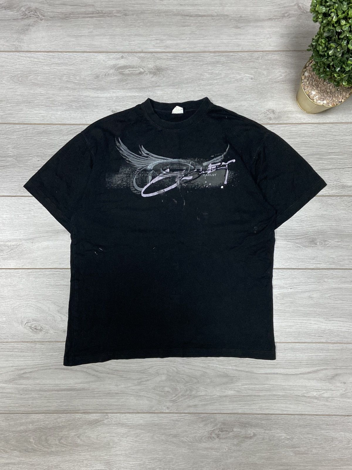 Oakley Oakley vintage curcle big print t-shirt Size US L / EU 52-54 / 3 - 1 Thumbnail