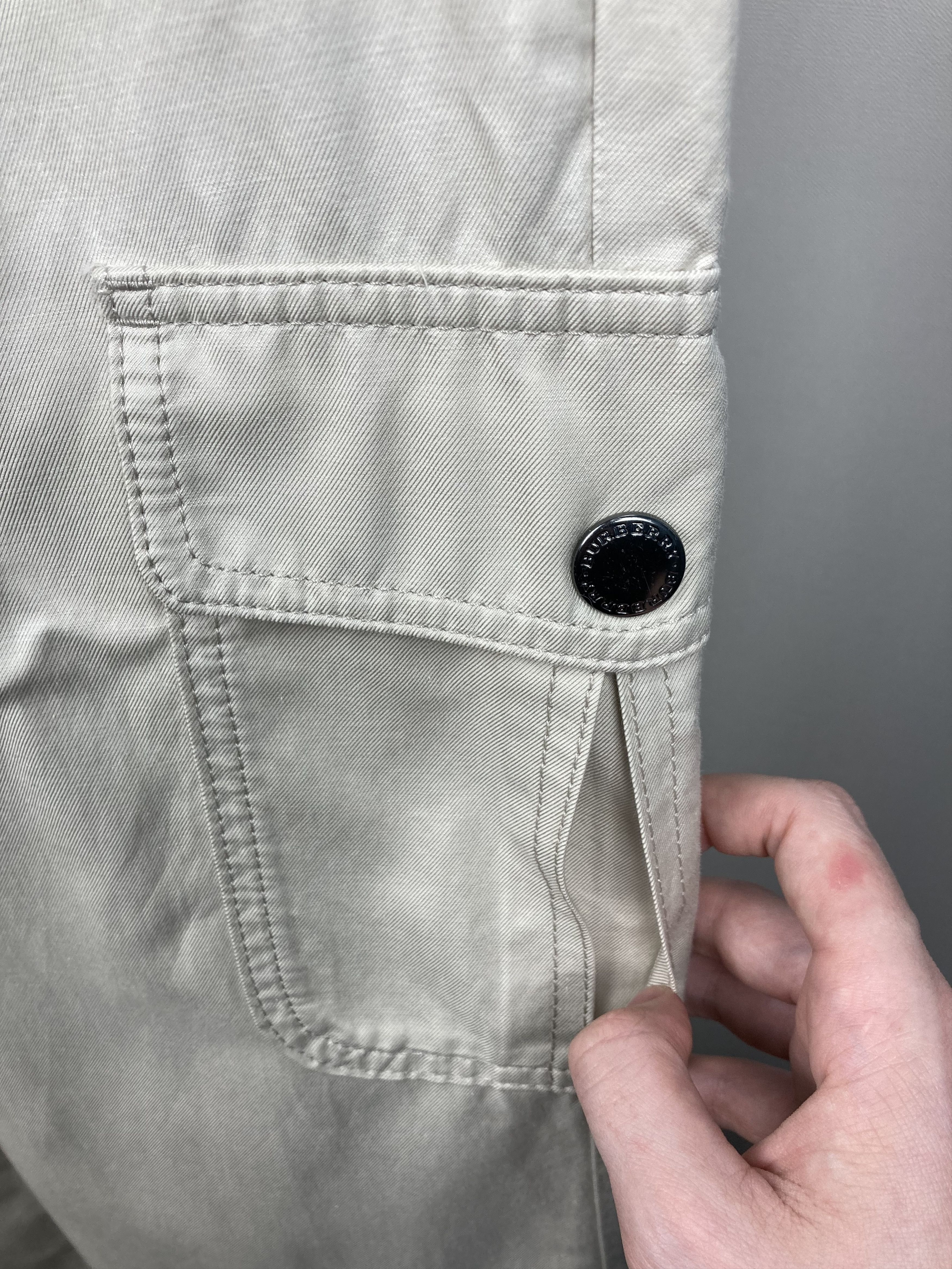 Burberry Burberry Lose Fit Beige Vintage Cargo Pants Made For Japan Size 29" - 3 Thumbnail