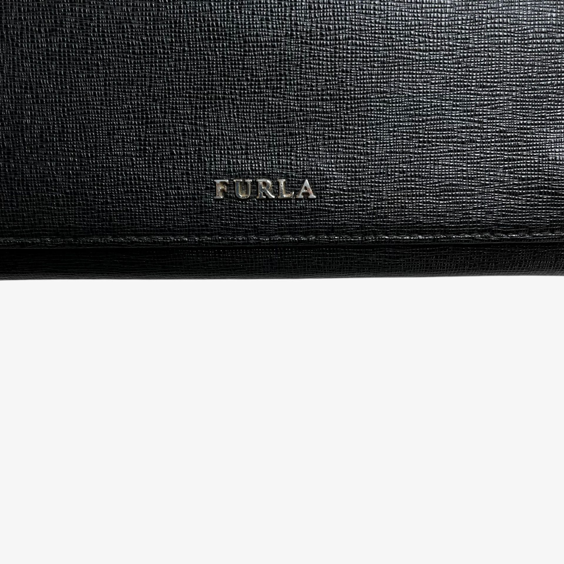 Furla Vintage Y2K Furla Black Leather Continental Flap Wallet Size ONE SIZE - 2 Thumbnail