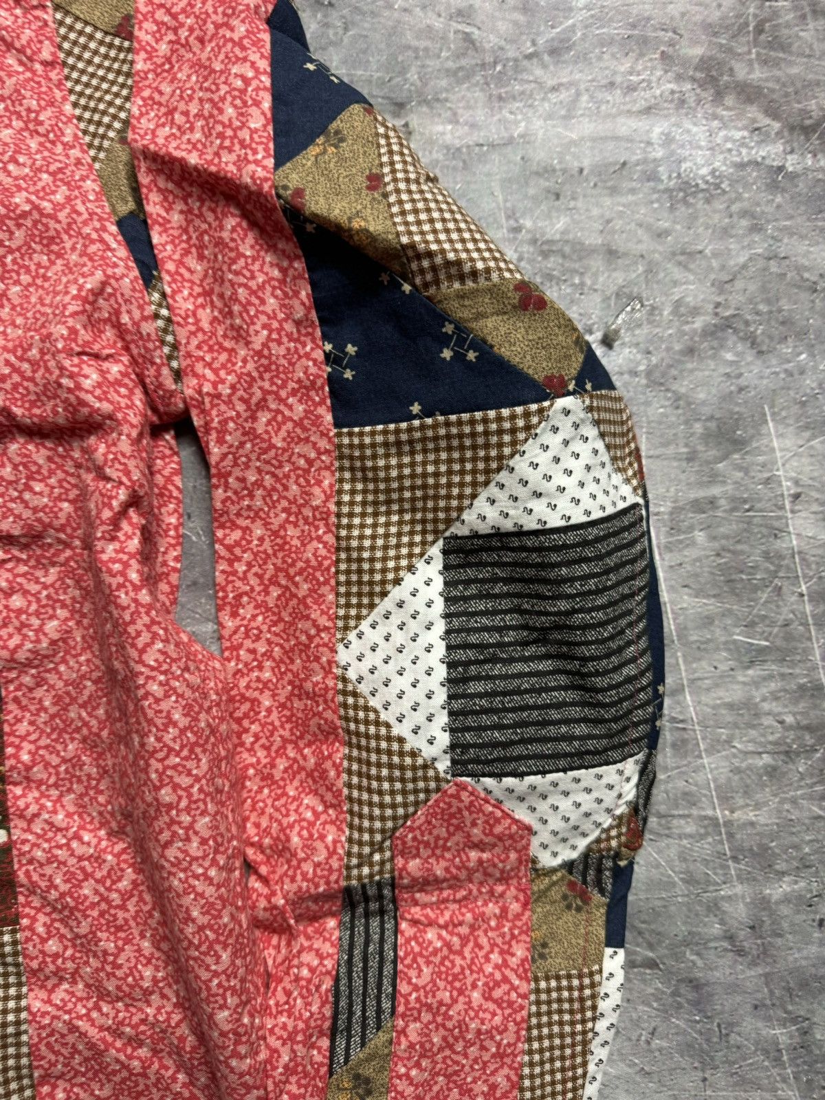 Bode Bode Calico This and That Patchwork Longsleeve Shirt Size US L / EU 52-54 / 3 - 9 Thumbnail