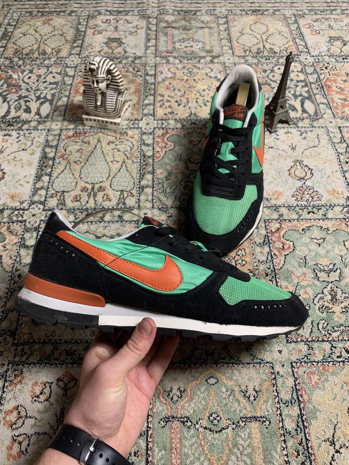 Nike × Vintage Vintage Nike Vector Greenspark College orange/black 11 Size US 11 / EU 44 - 6 Thumbnail