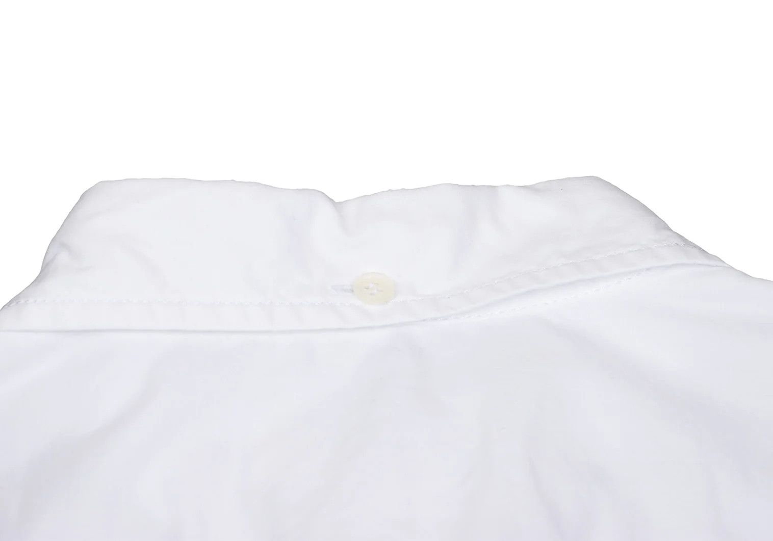 Ganryu Cotton Check Color Block Shirt in White and Blue, M Size US M / EU 48-50 / 2 - 13 Thumbnail