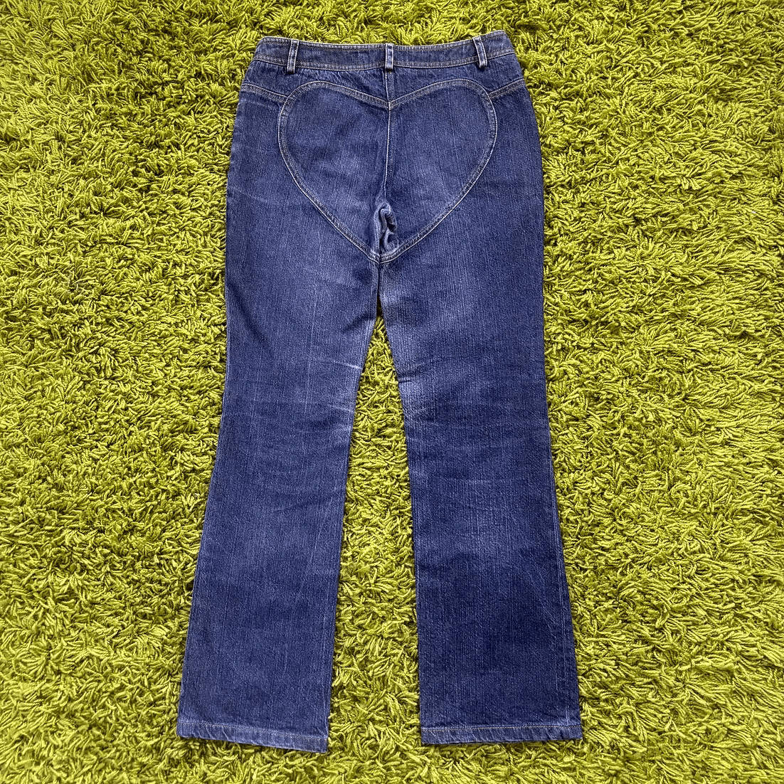 Dior SS2006 by John Galliano Heart Bottom Jeans Size 28" / US 6 / IT 42 - 1 Thumbnail