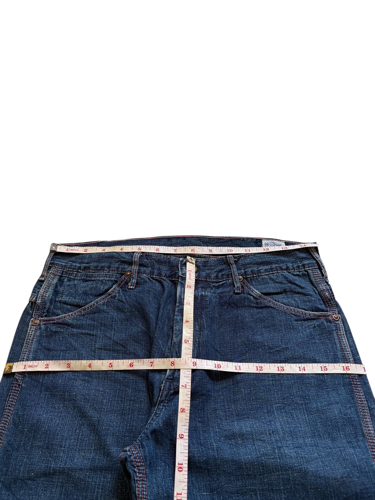 Japanese Brand × Orslow Vintage Or Slow Carpenter Loose Baggy Jeans Size US 29 - 13 Thumbnail
