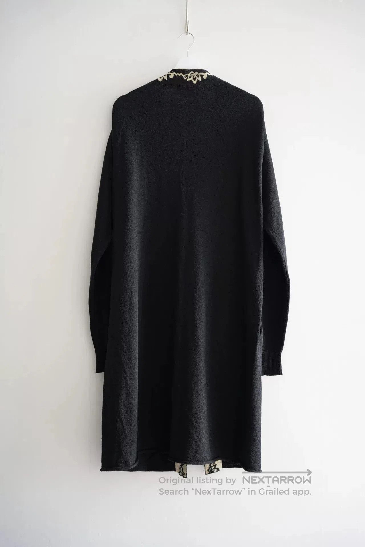 Yohji Yamamoto Yohji Yamamoto Black Wool Cardigan. Size US M / EU 48-50 / 2 - 2 Thumbnail