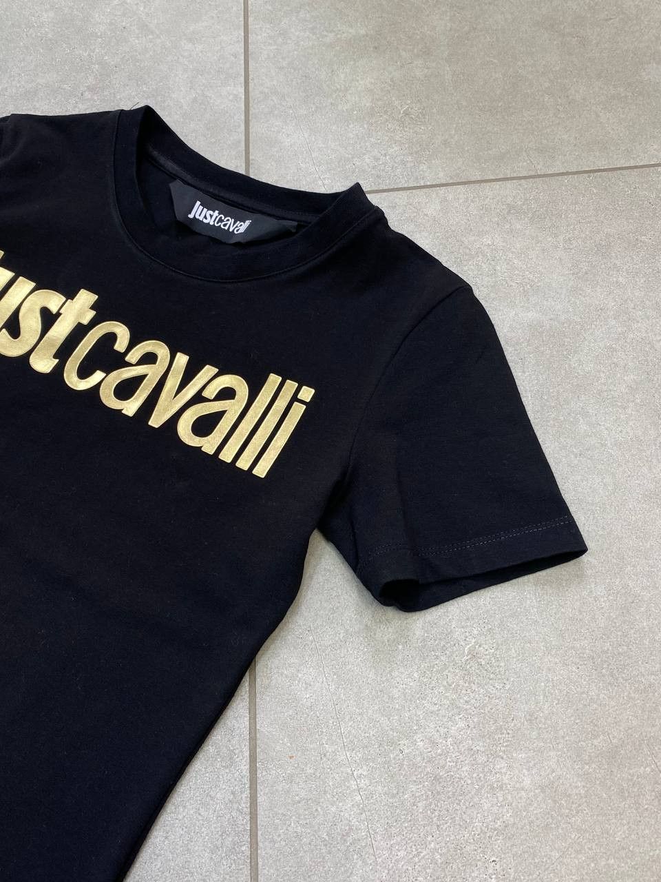 Just Cavalli Just Cavalli Logo-Print Cotton T-Shirt Size S / US 4 / IT 40 - 5 Thumbnail