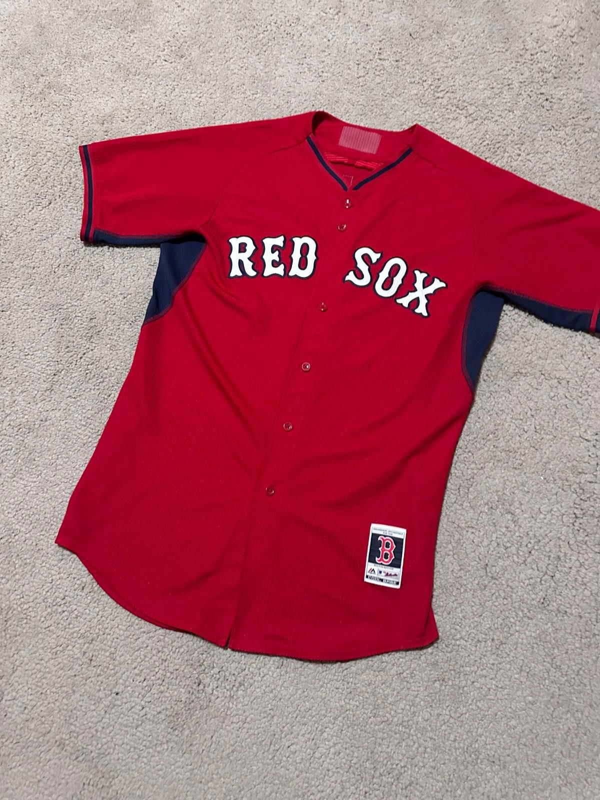Majestic SIZEMORE Majestic BOSTON RED SOX Jersey 52 MLB Baseball Size US L / EU 52-54 / 3 - 2 Thumbnail