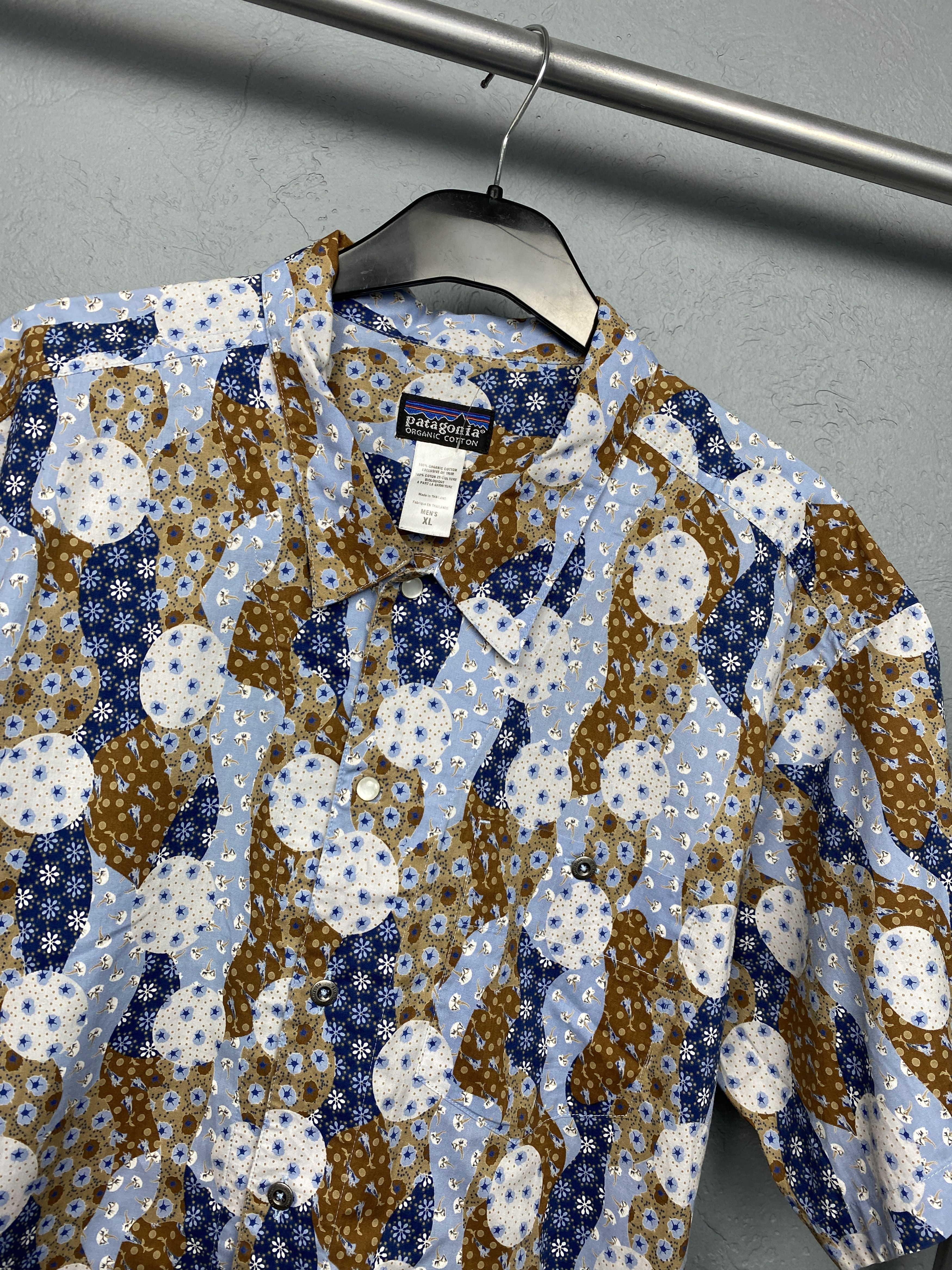 Patagonia Patagonia Vintage Mens Hawaiian Shirt Size US XL / EU 56 / 4 - 2 Thumbnail