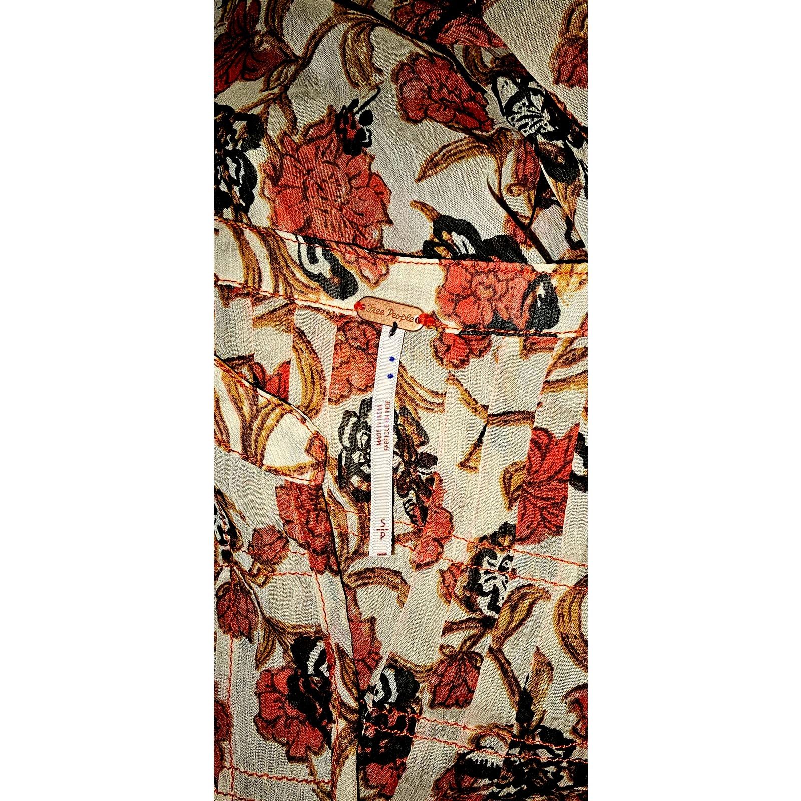 Free People New Free People See It Through Dress $168 SMALL Tea Combo Size S / US 4 / IT 40 - 5 Thumbnail