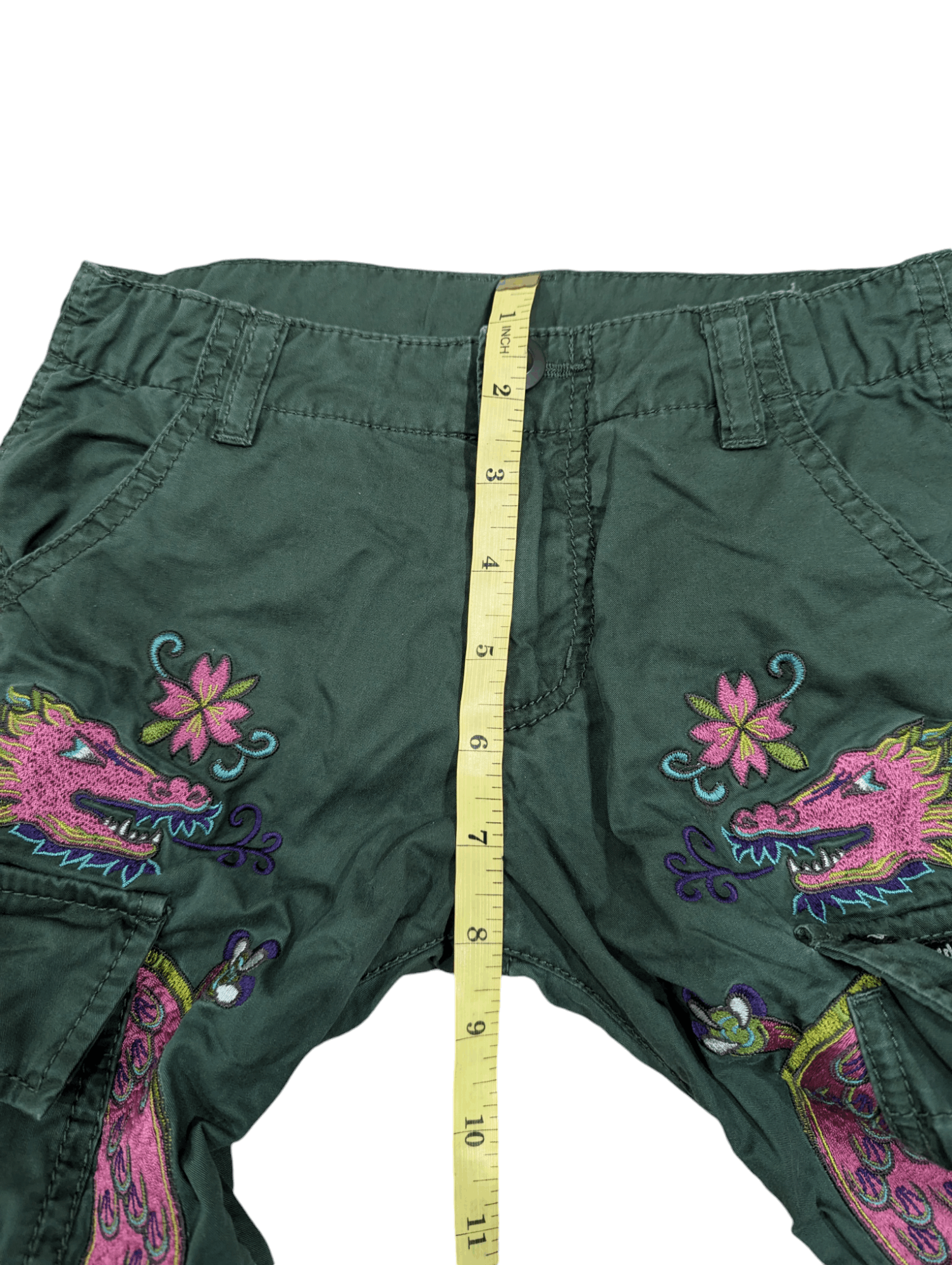 Japanese Brand DRAGON EMBROIDERY SUKAJAN PANTS Size US 26 / EU 42 - 8 Thumbnail