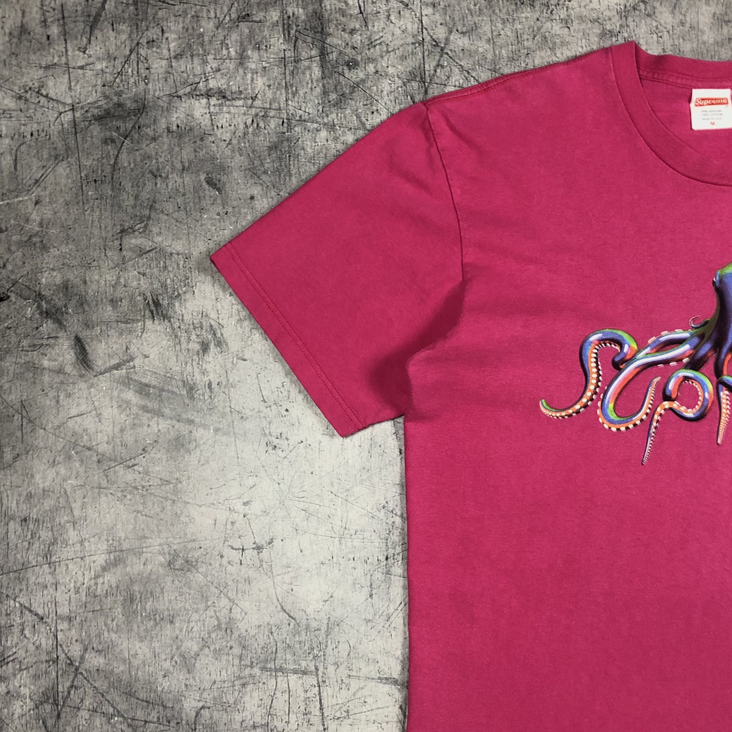 Supreme Y2K Supreme Tentacle Octopus Hot Pink Tee Size US M / EU 48-50 / 2 - 7 Thumbnail