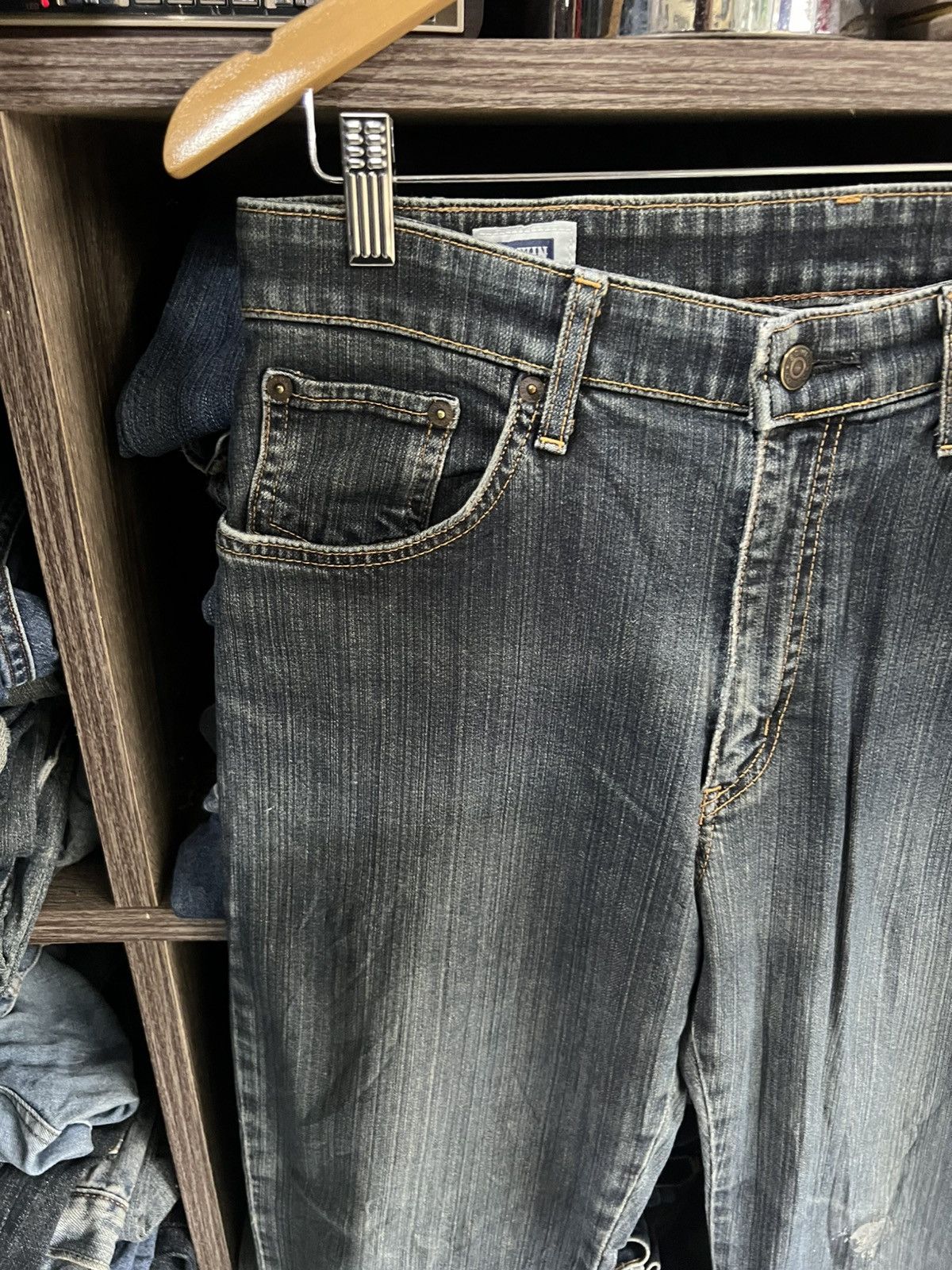 Edwin 🔥Vintage Edwin S403 Distressed Denim Size US 32 / EU 48 - 8 Thumbnail