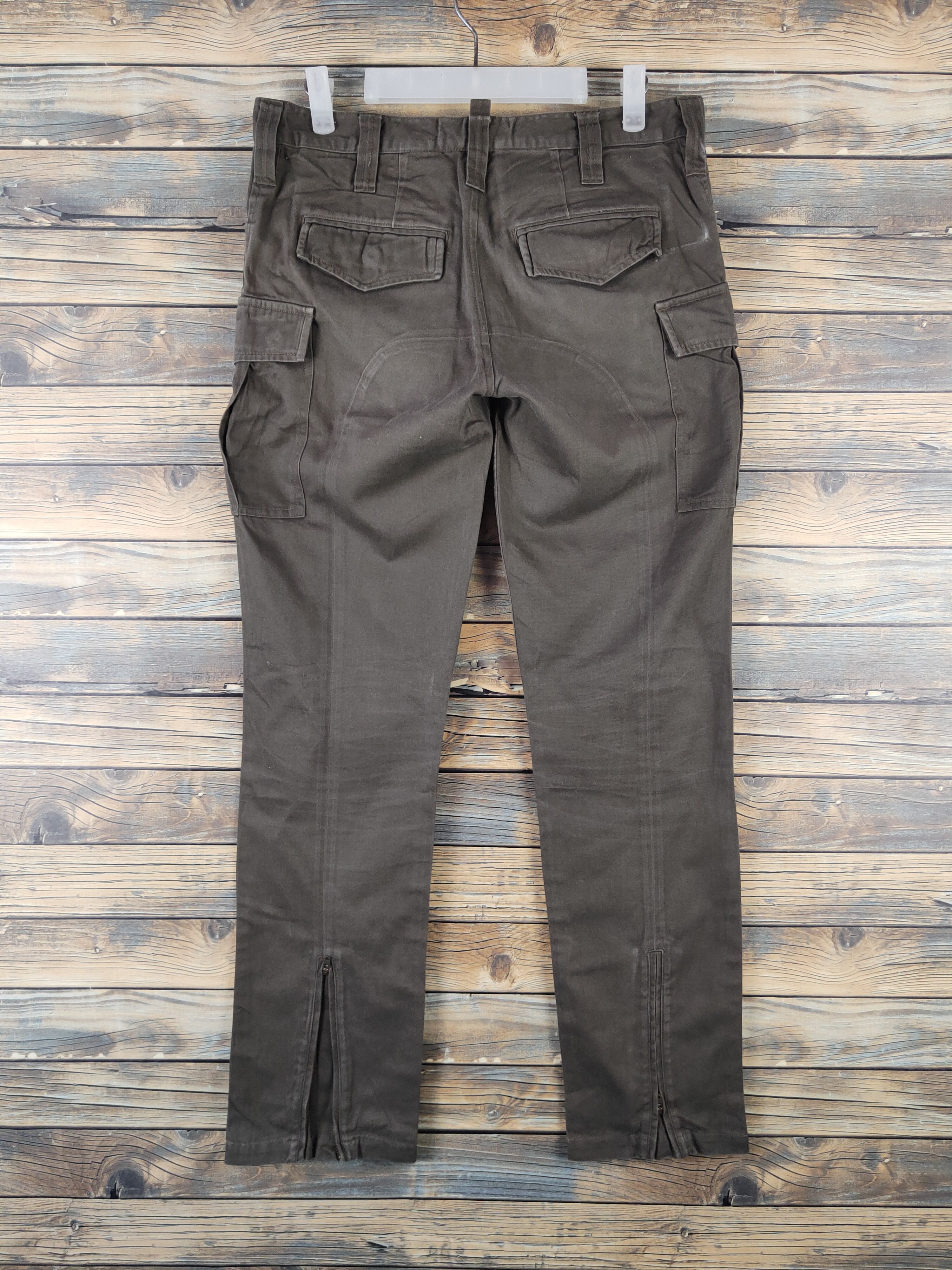 Japanese Brand DL Audience Brown Multipocket Tactical Cargo Pants #1951 Size US 32 / EU 48 - 7 Thumbnail