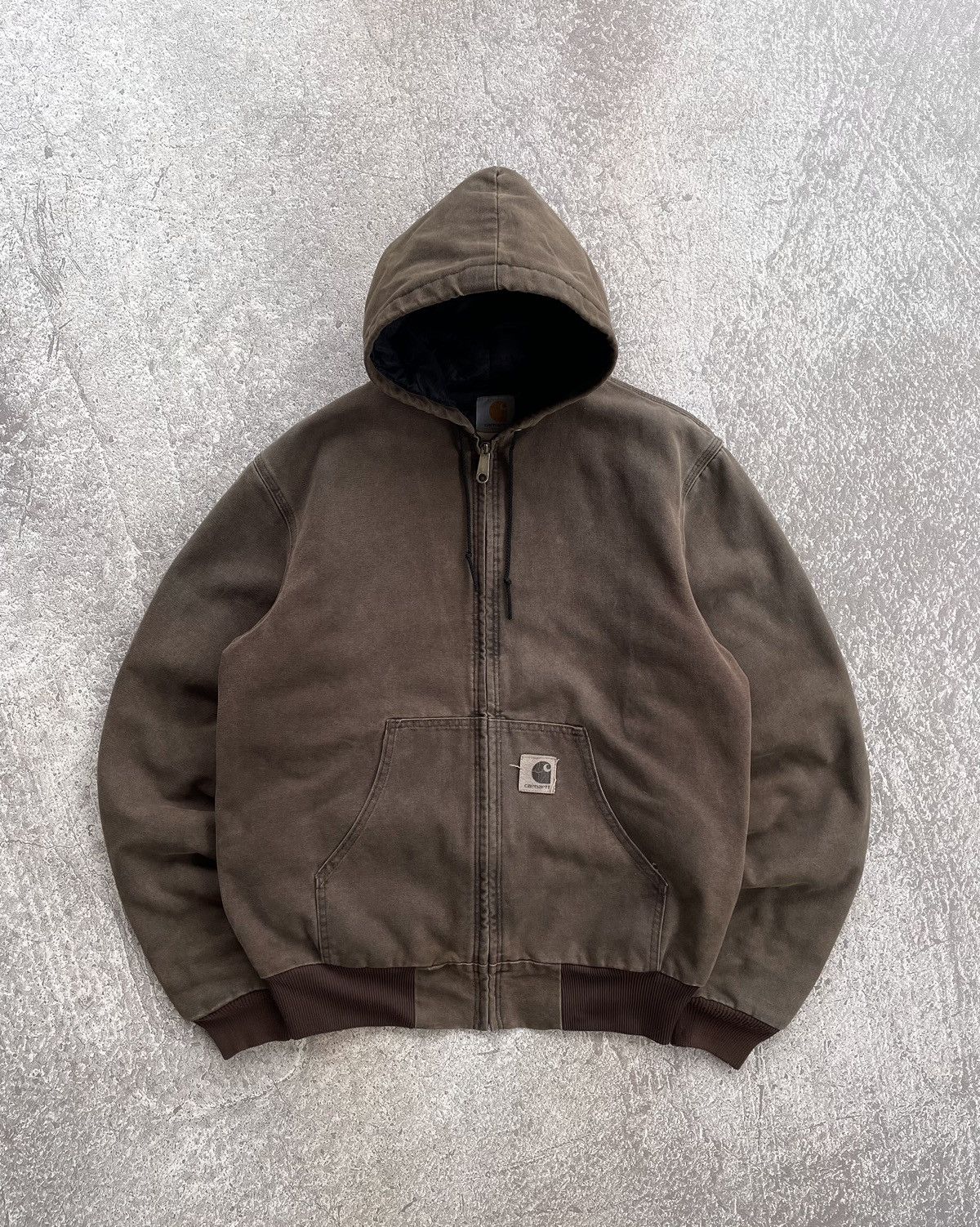 image of 1990S Carhartt J06 Cht Active Jacket in Brown, Men's (Size Medium)